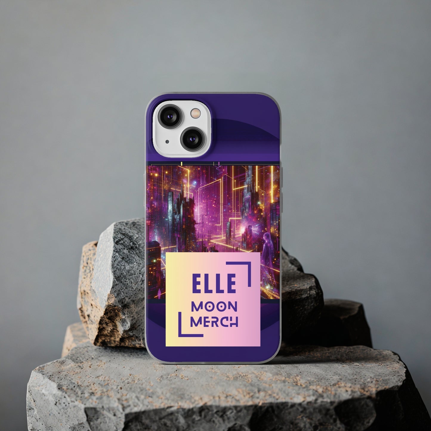 La Femme Royale des Purple Skies Flexi Cases