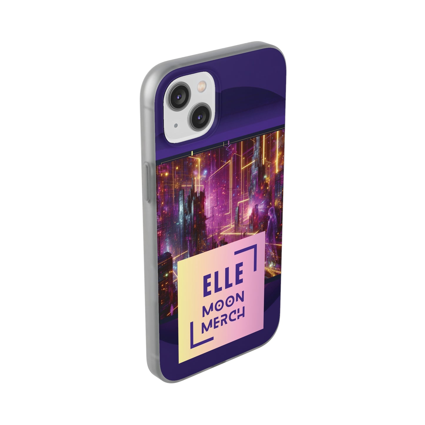 La Femme Royale des Purple Skies Flexi Cases