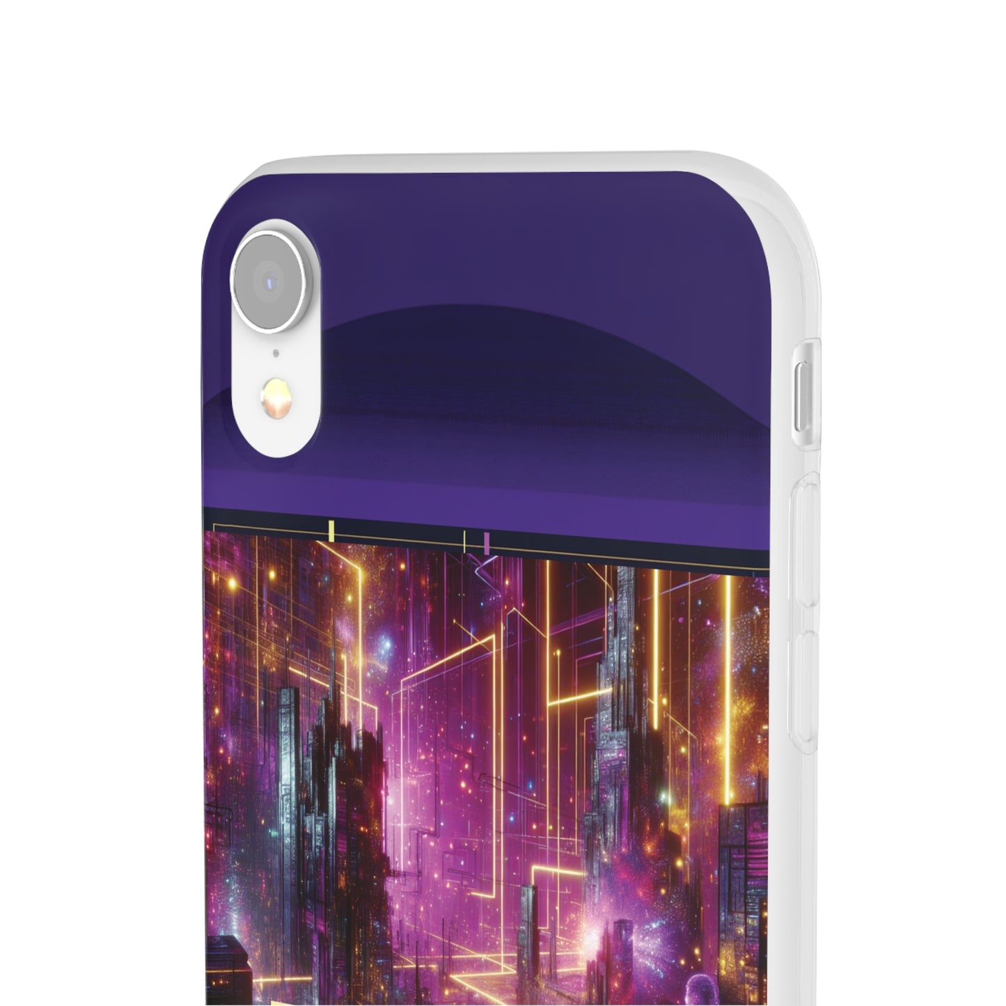 La Femme Royale des Purple Skies Flexi Cases