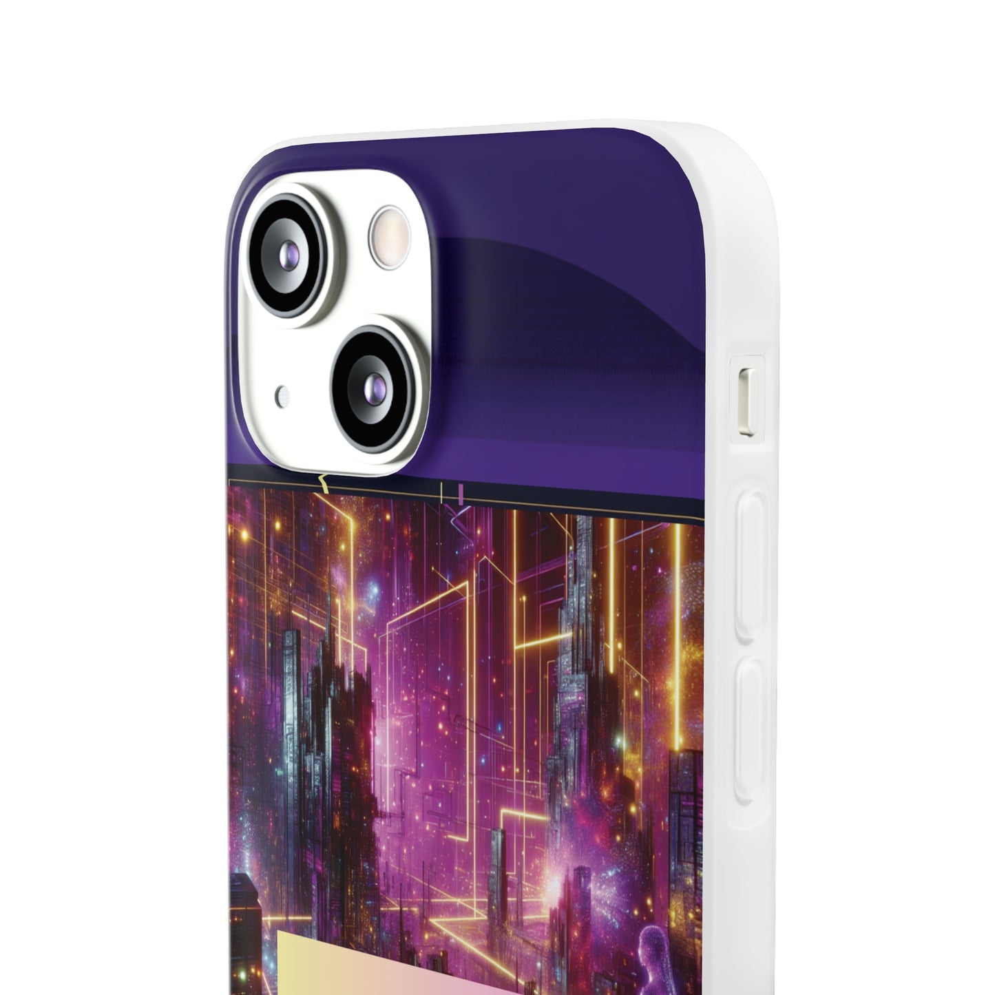 La Femme Royale des Purple Skies Flexi Cases