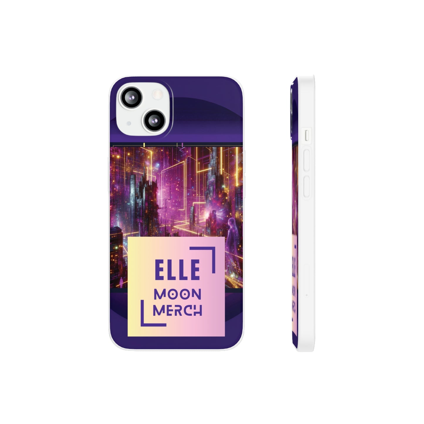 La Femme Royale des Purple Skies Flexi Cases