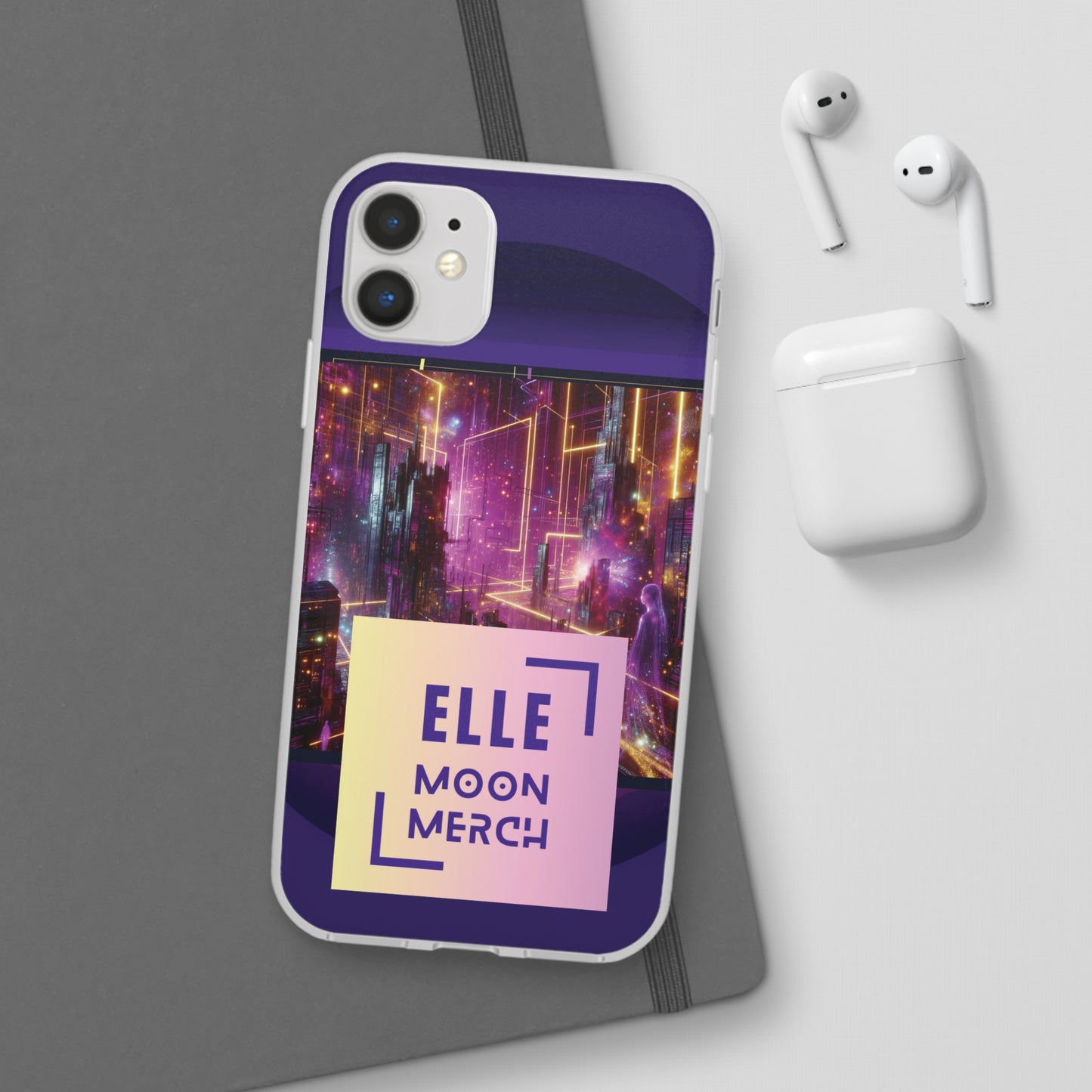 La Femme Royale des Purple Skies Flexi Cases