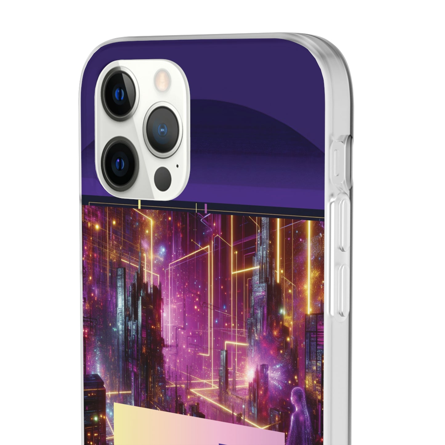 La Femme Royale des Purple Skies Flexi Cases