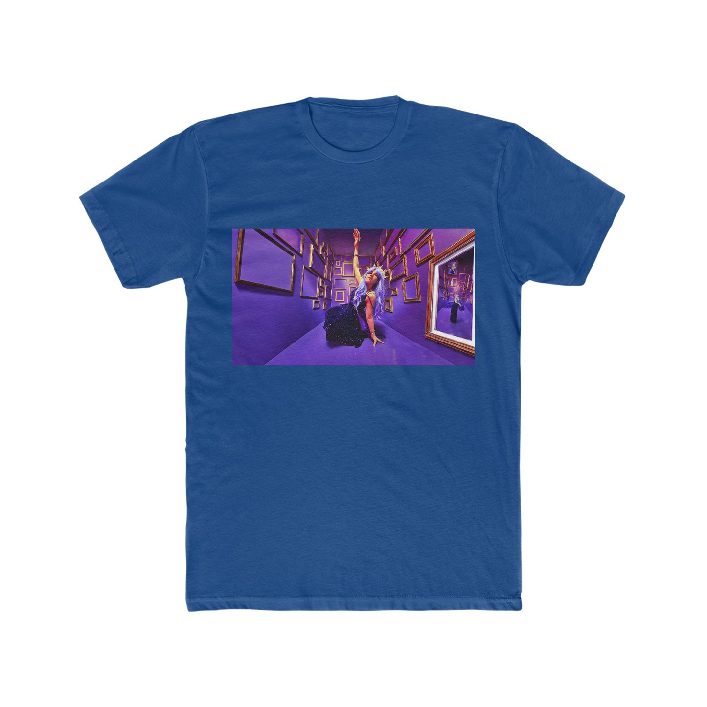 The Purple Masterpiece - Men's Cotton Crew Tee