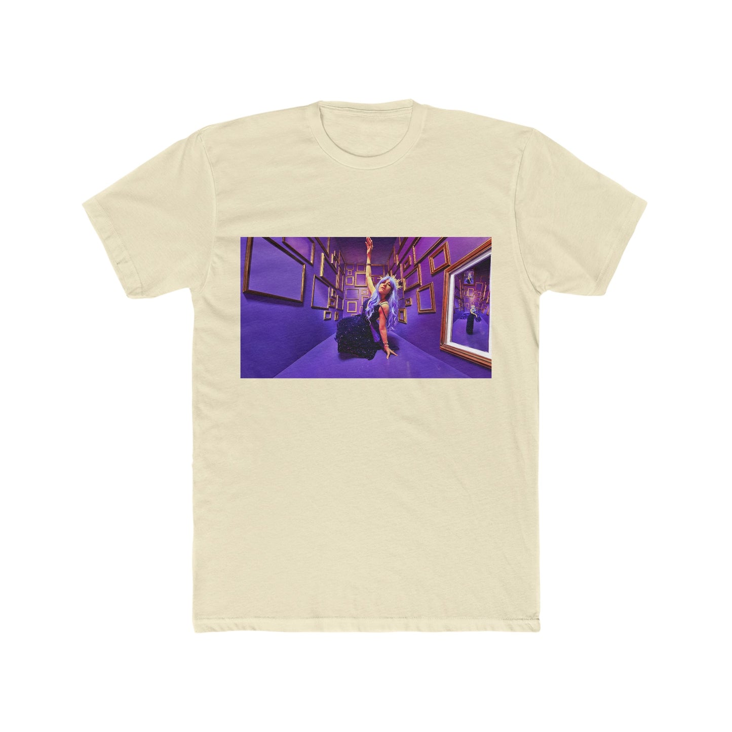 The Purple Masterpiece - Men's Cotton Crew Tee