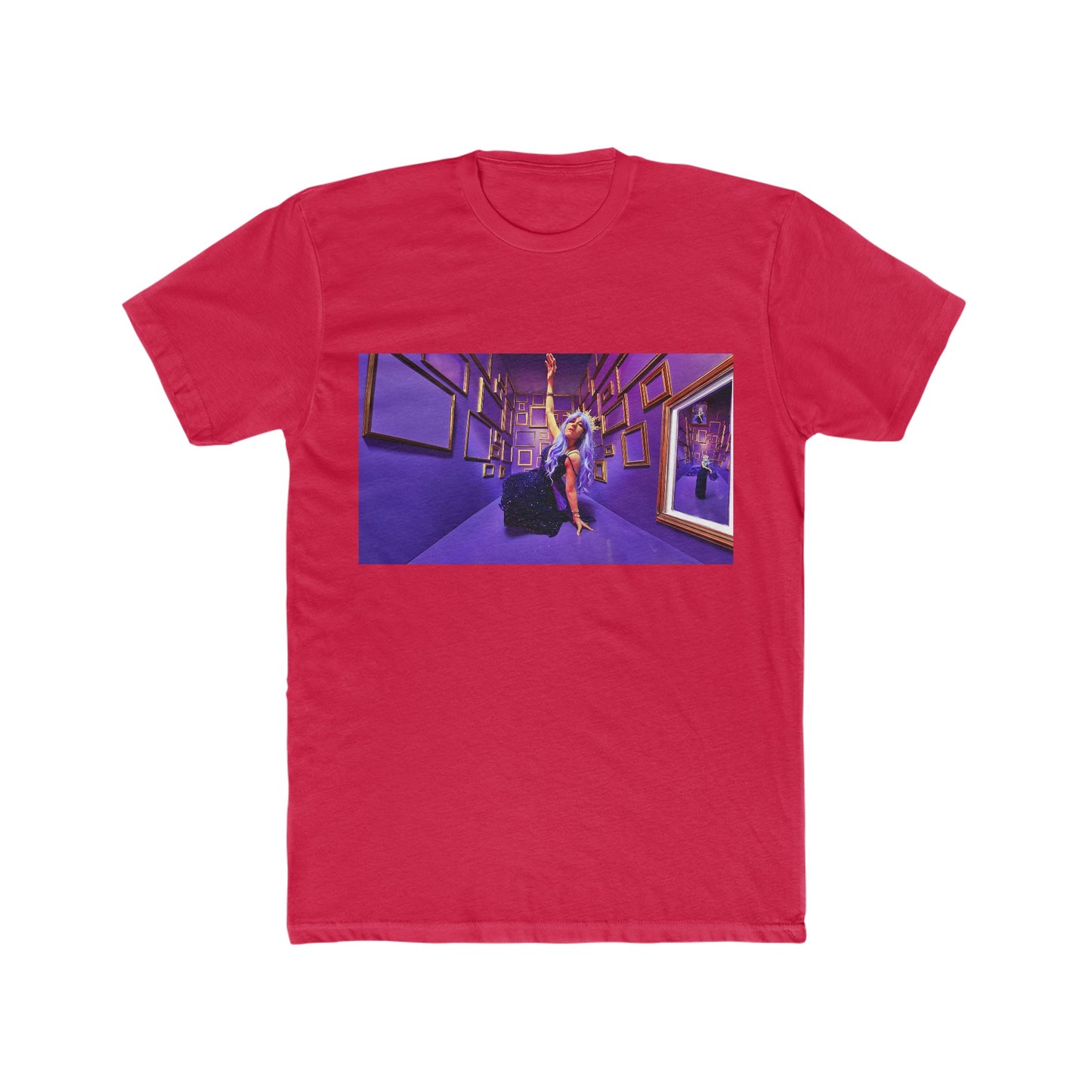 The Purple Masterpiece - Men's Cotton Crew Tee