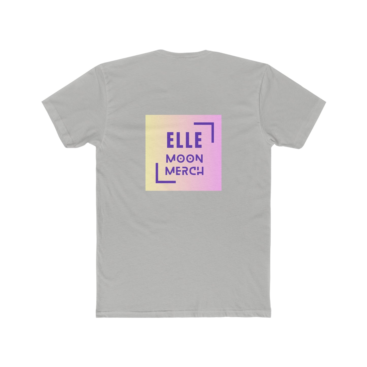 Cyber Purple Skies - Men's Cotton Crew Tee