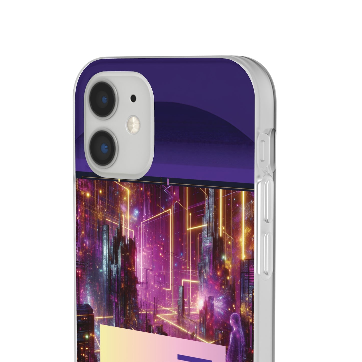 La Femme Royale des Purple Skies Flexi Cases