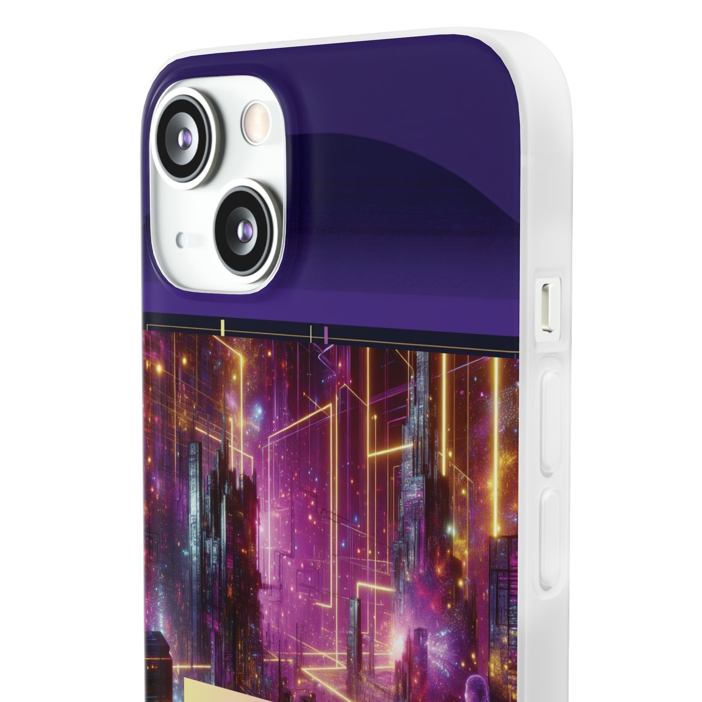 La Femme Royale des Purple Skies Flexi Cases