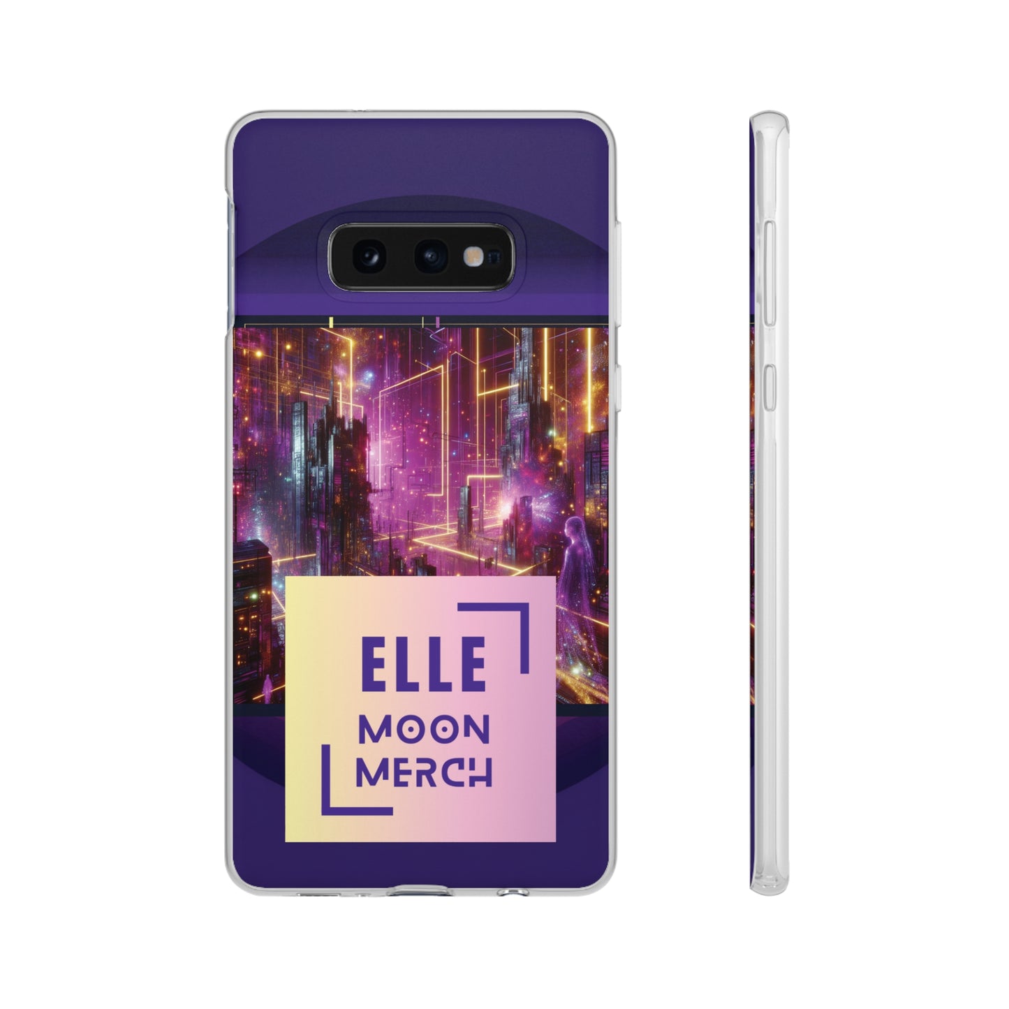 La Femme Royale des Purple Skies Flexi Cases