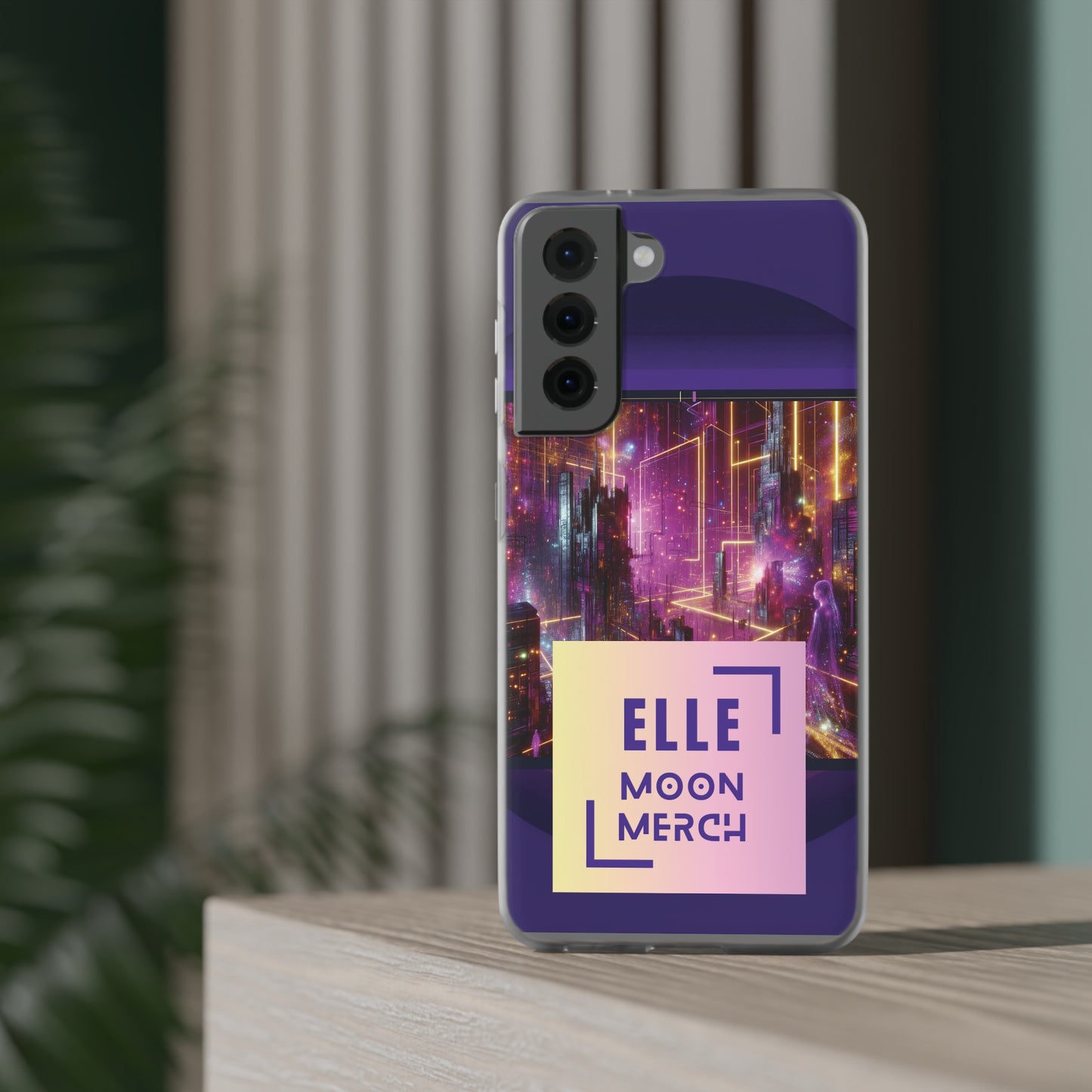 La Femme Royale des Purple Skies Flexi Cases