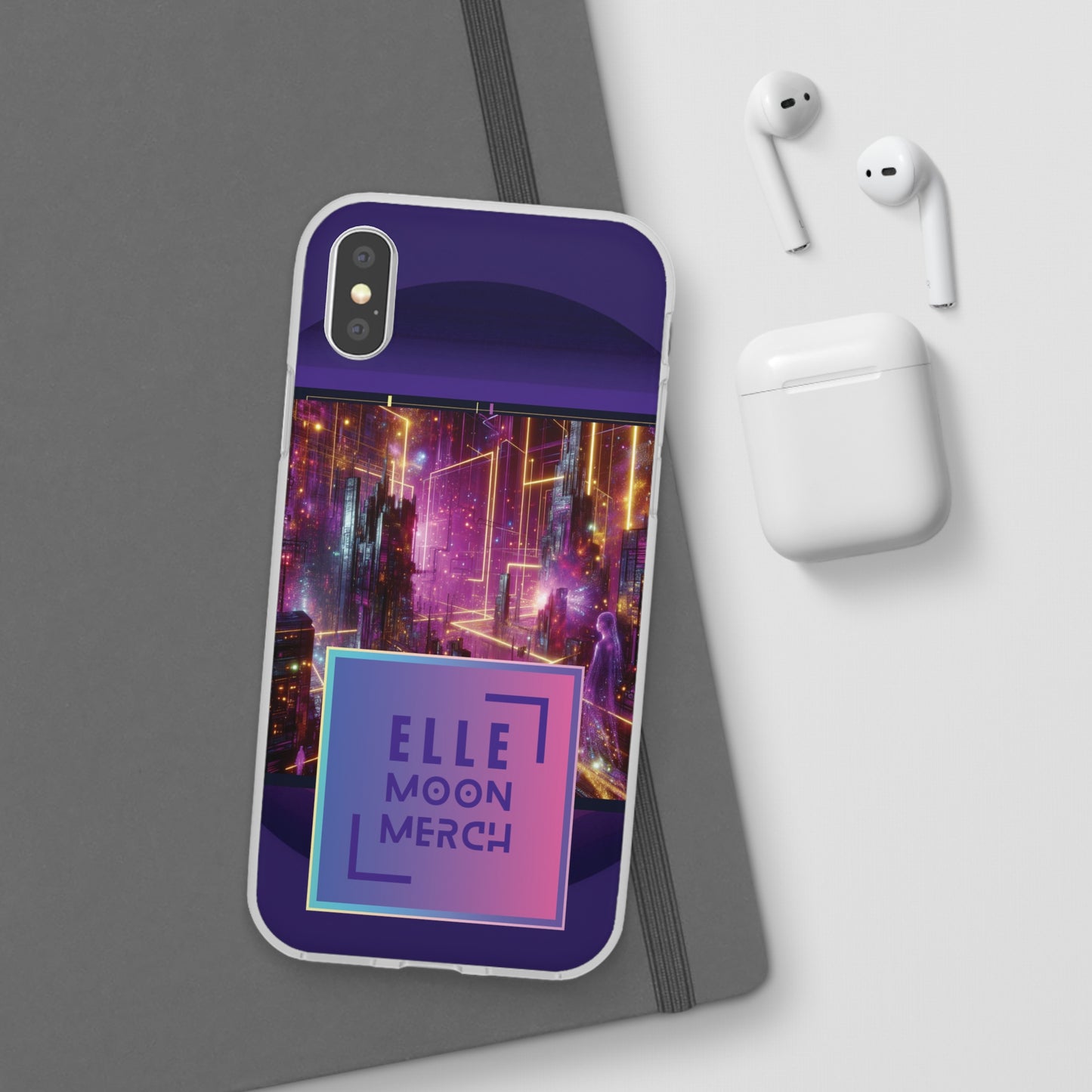 La Femme des Purple Skies Flexi Cases