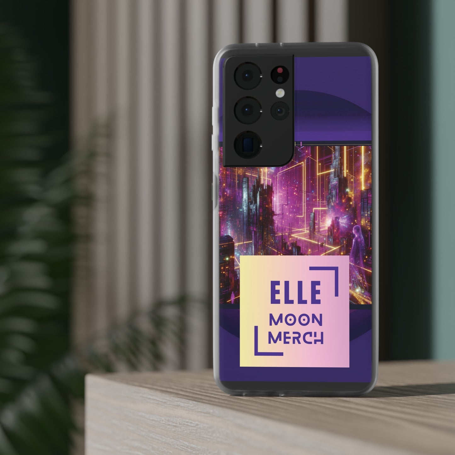 La Femme Royale des Purple Skies Flexi Cases