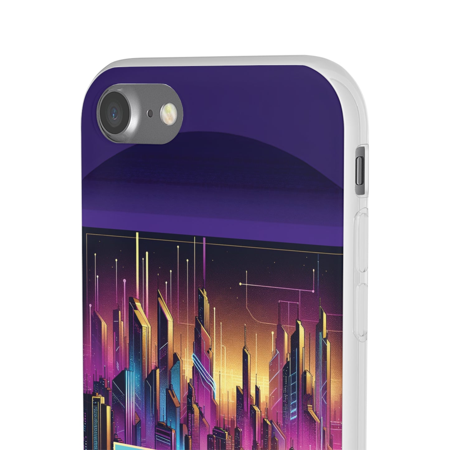 Cyber Royal Purple Skies Flexi Cases