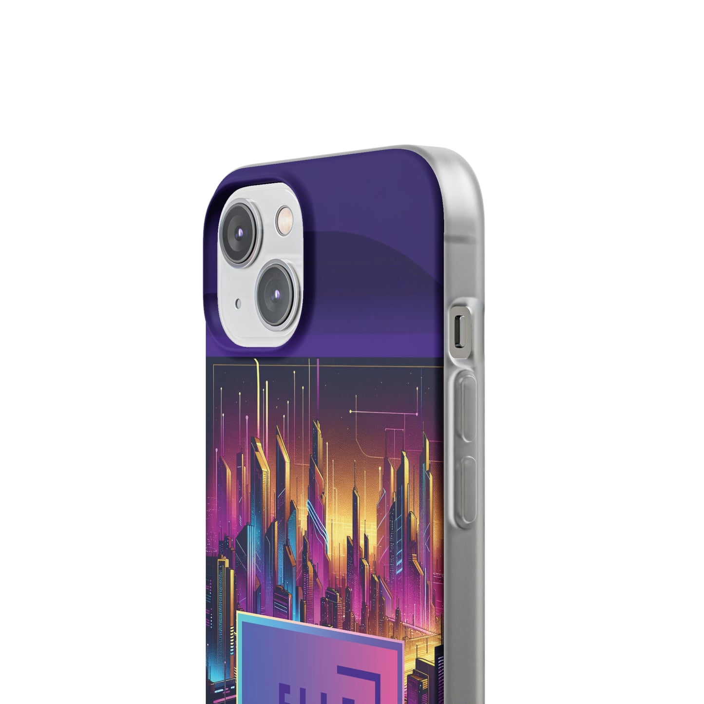 Cyber Royal Purple Skies Flexi Cases