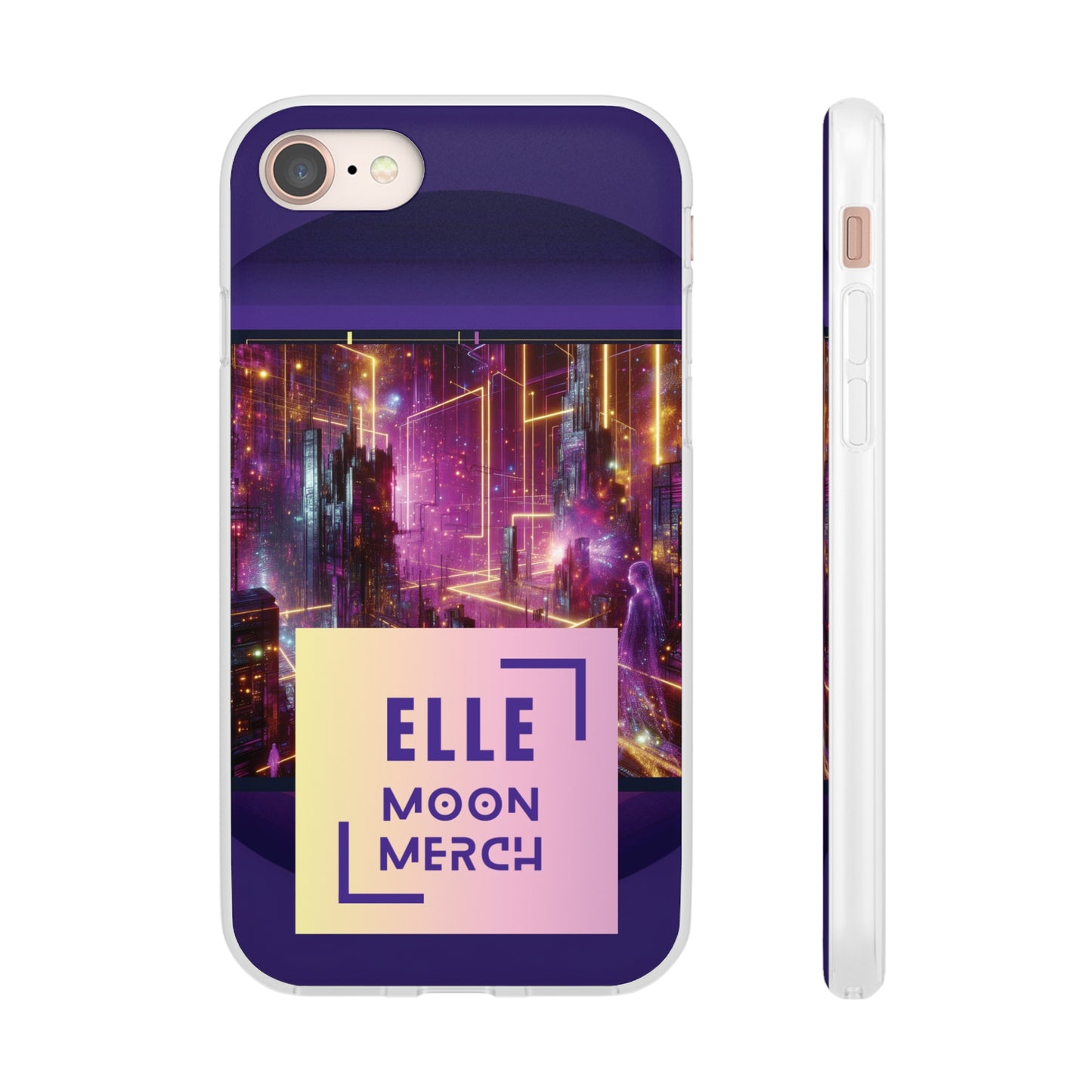 La Femme Royale des Purple Skies Flexi Cases