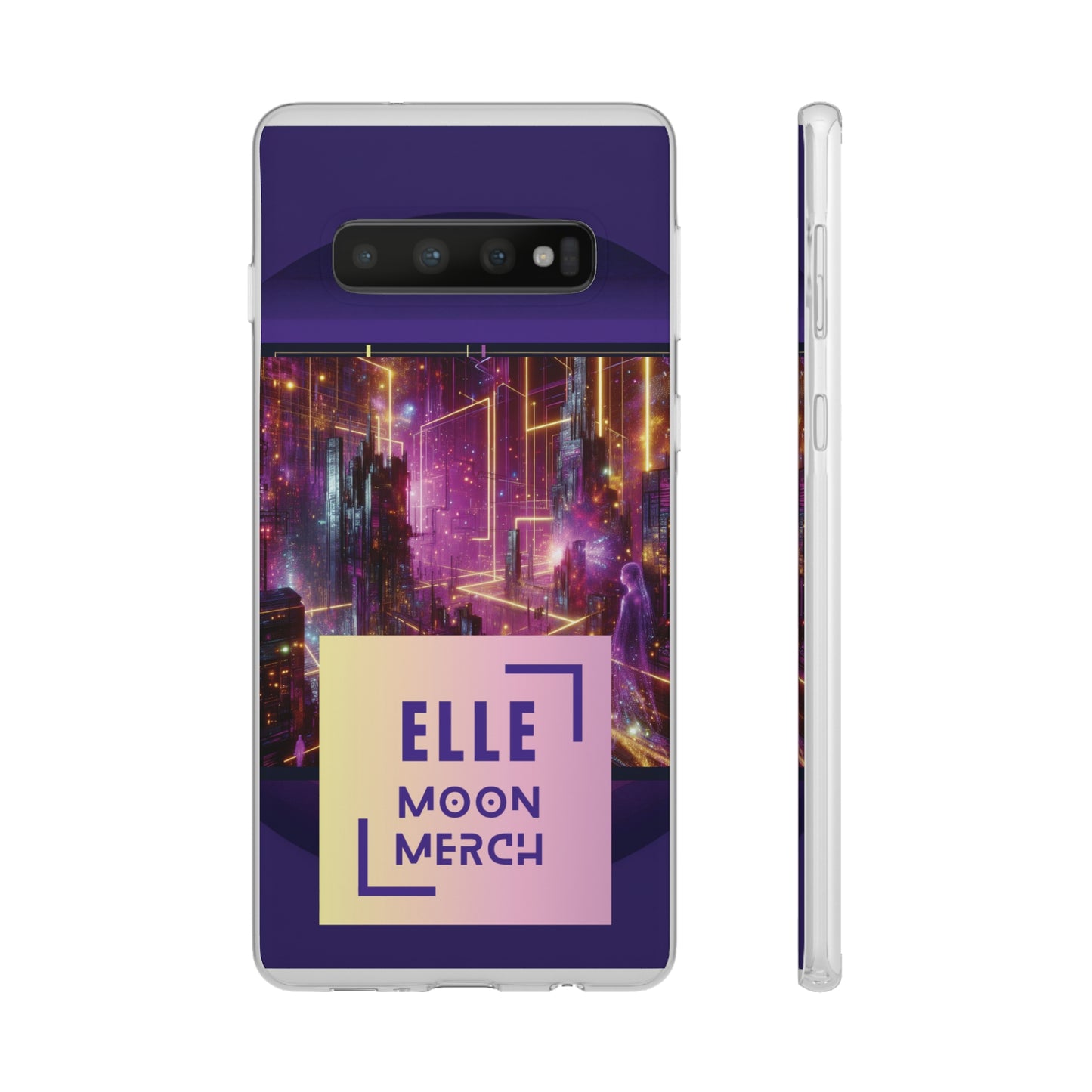 La Femme Royale des Purple Skies Flexi Cases