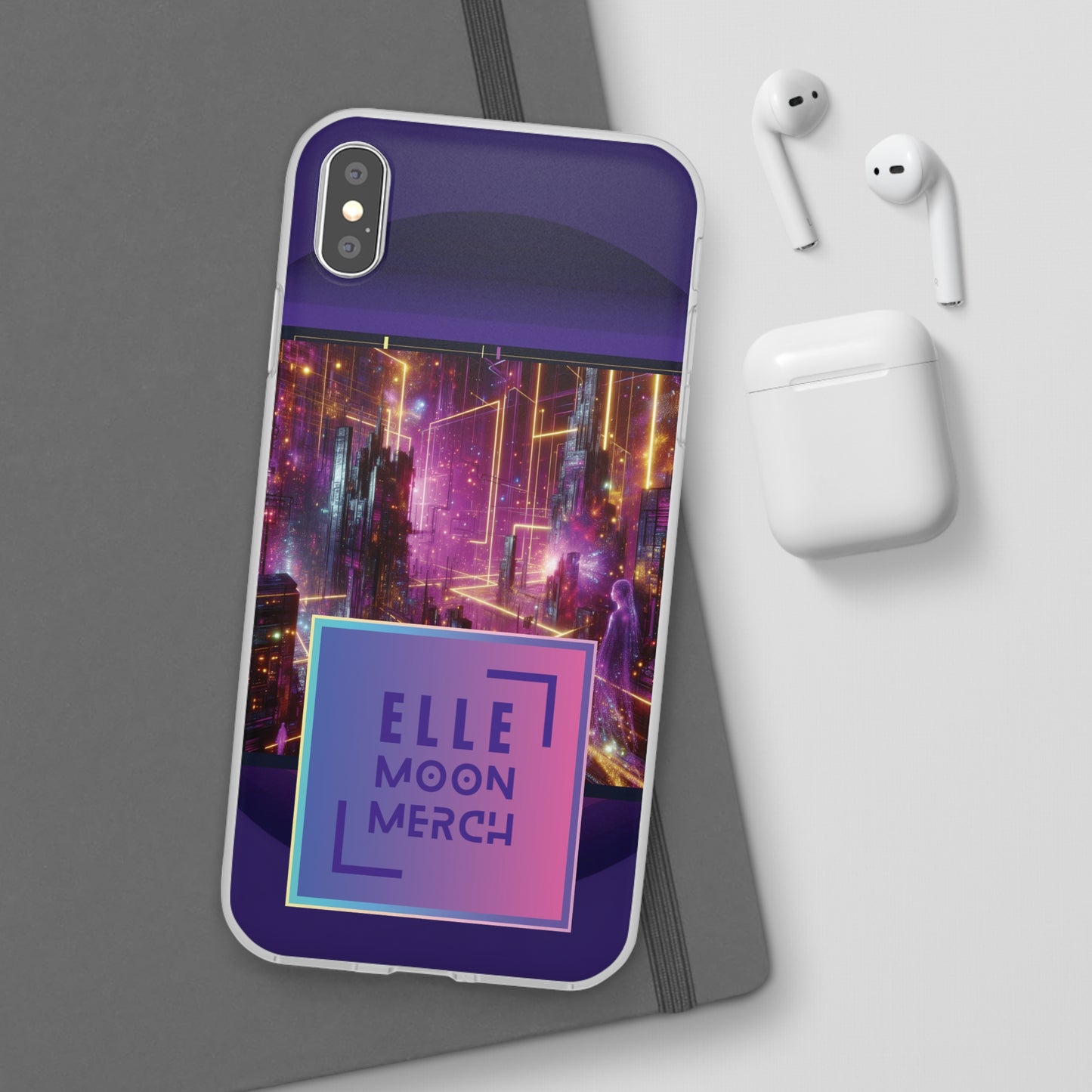 La Femme des Purple Skies Flexi Cases