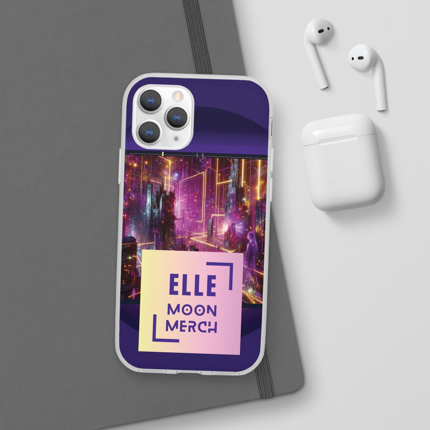 La Femme Royale des Purple Skies Flexi Cases