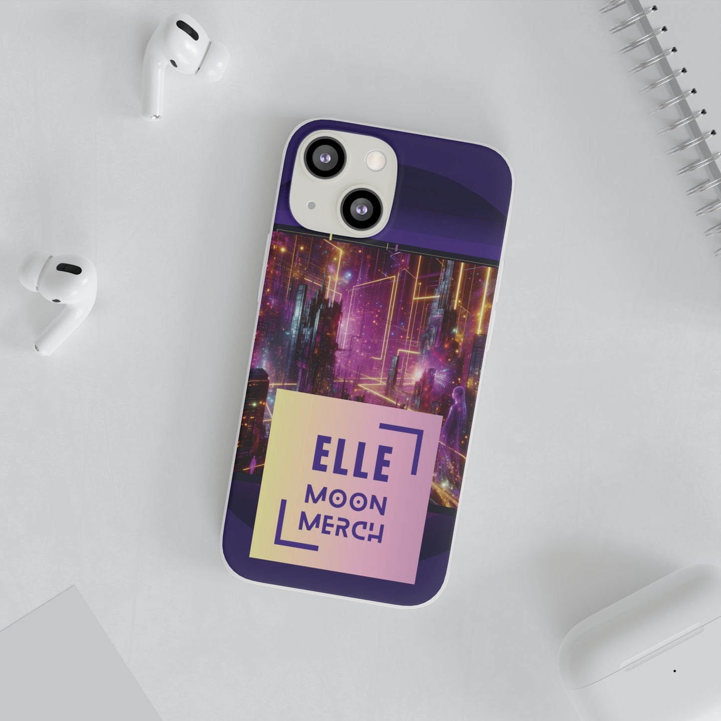 La Femme Royale des Purple Skies Flexi Cases