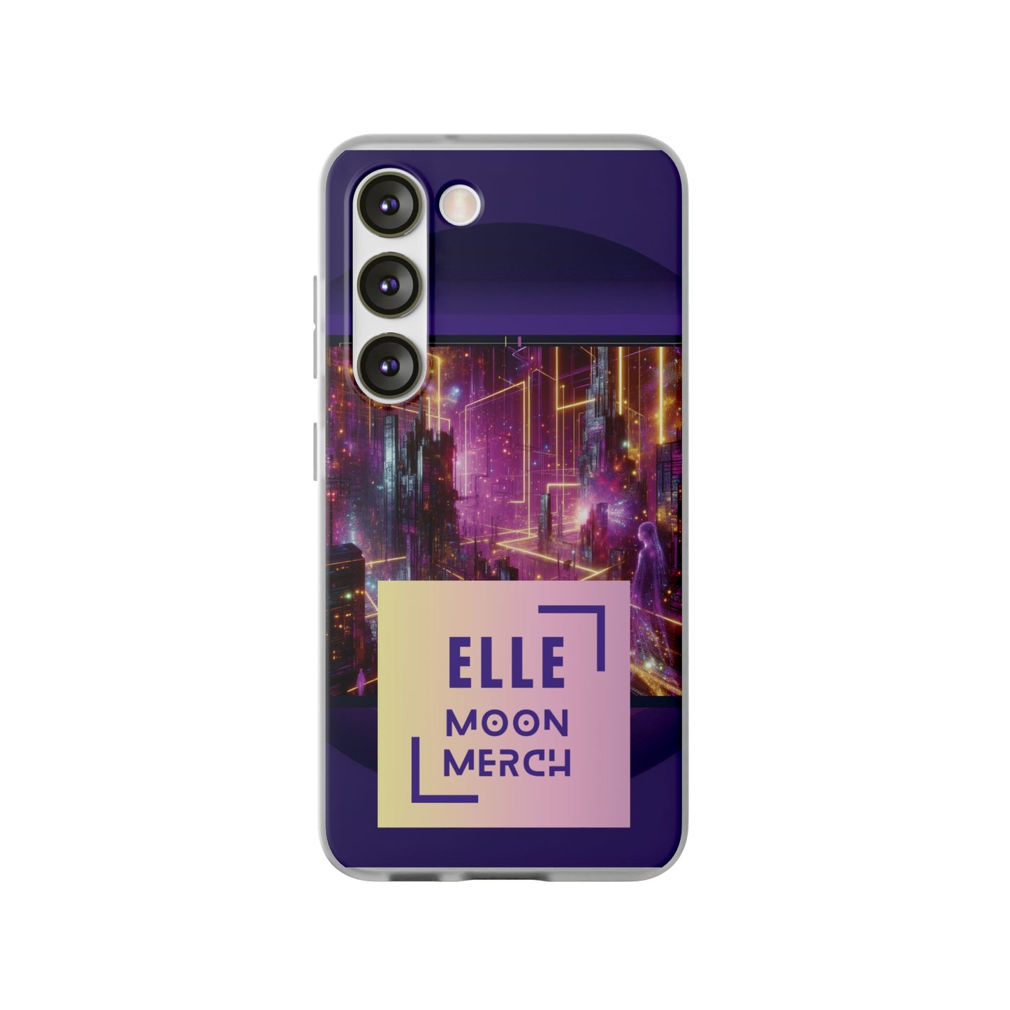 La Femme Royale des Purple Skies Flexi Cases