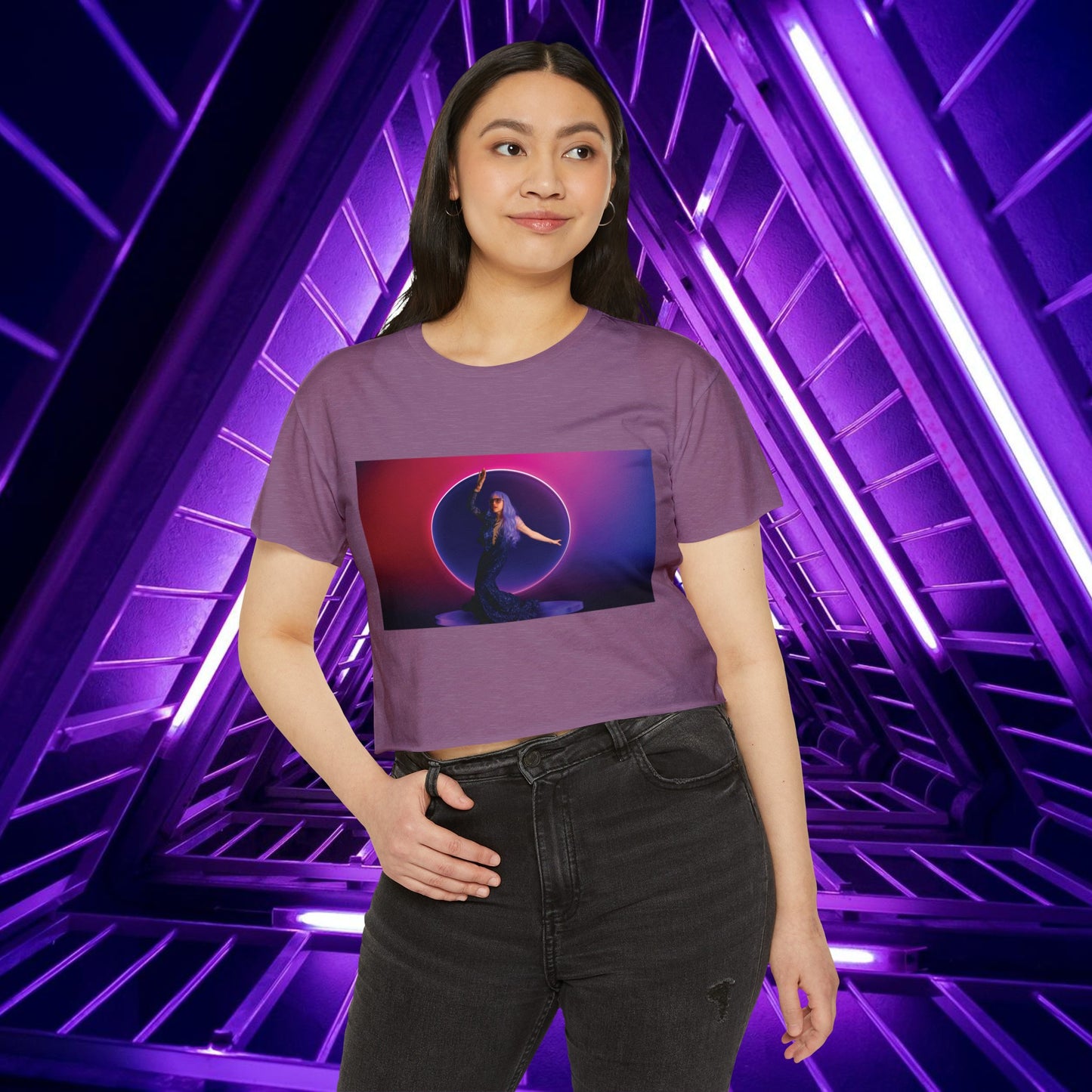 Purple - Women's Crop Top