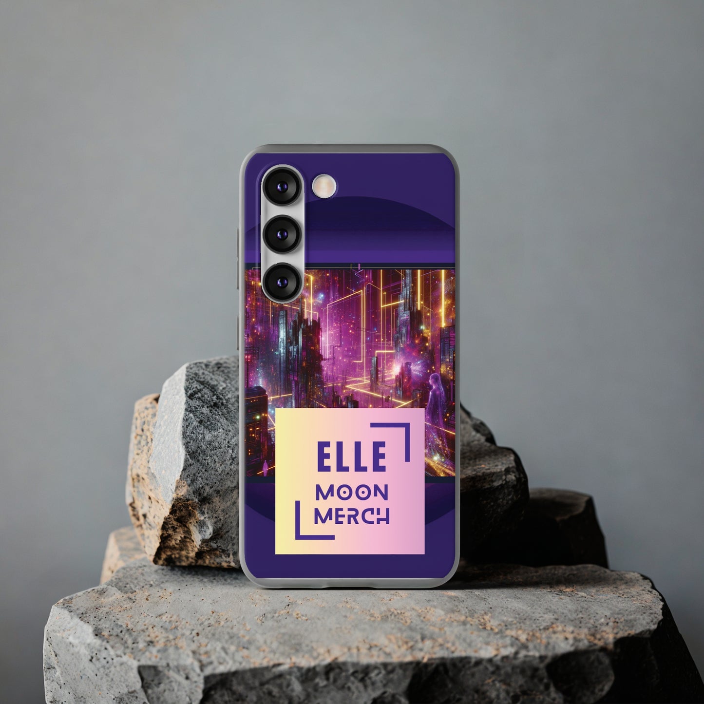 La Femme Royale des Purple Skies Flexi Cases