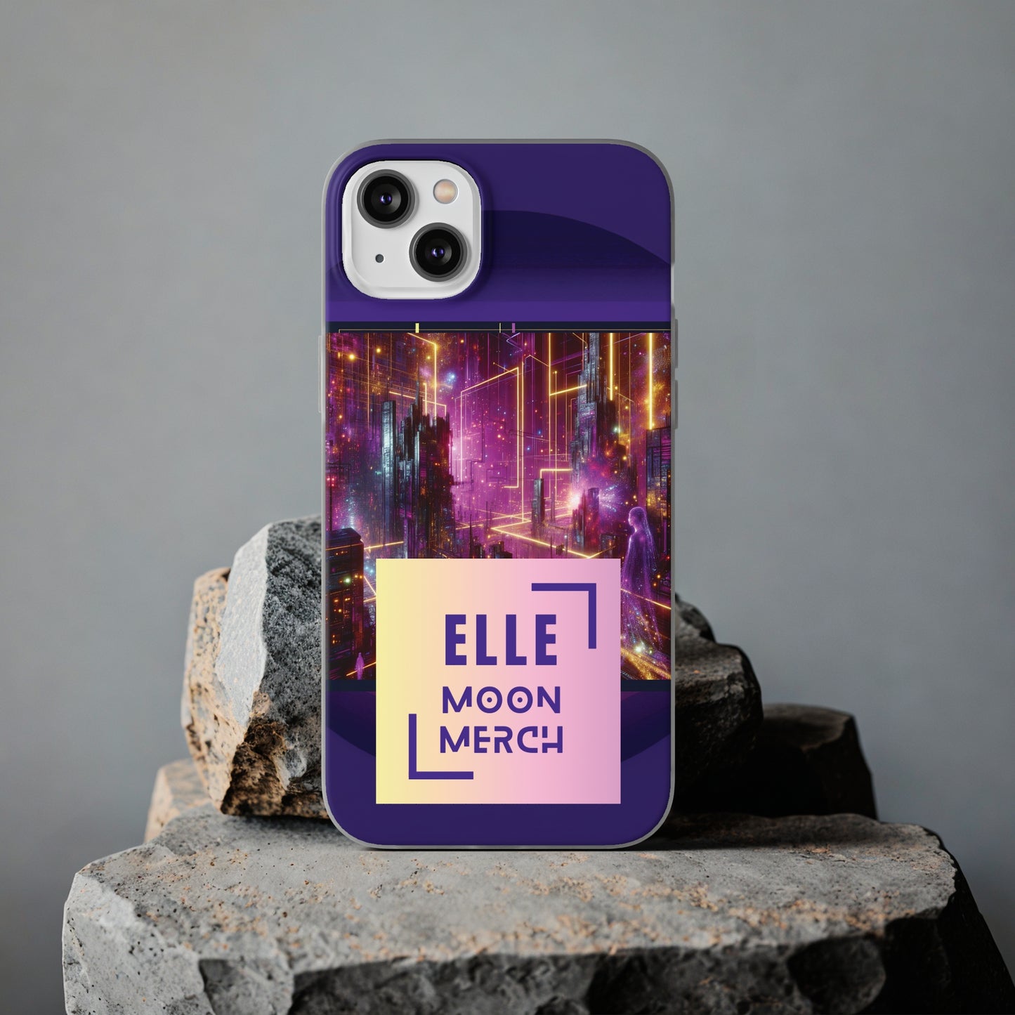 La Femme Royale des Purple Skies Flexi Cases