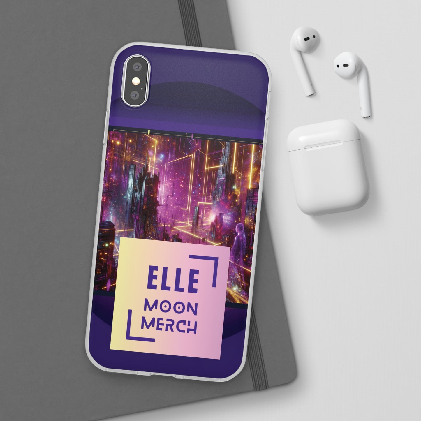 La Femme Royale des Purple Skies Flexi Cases