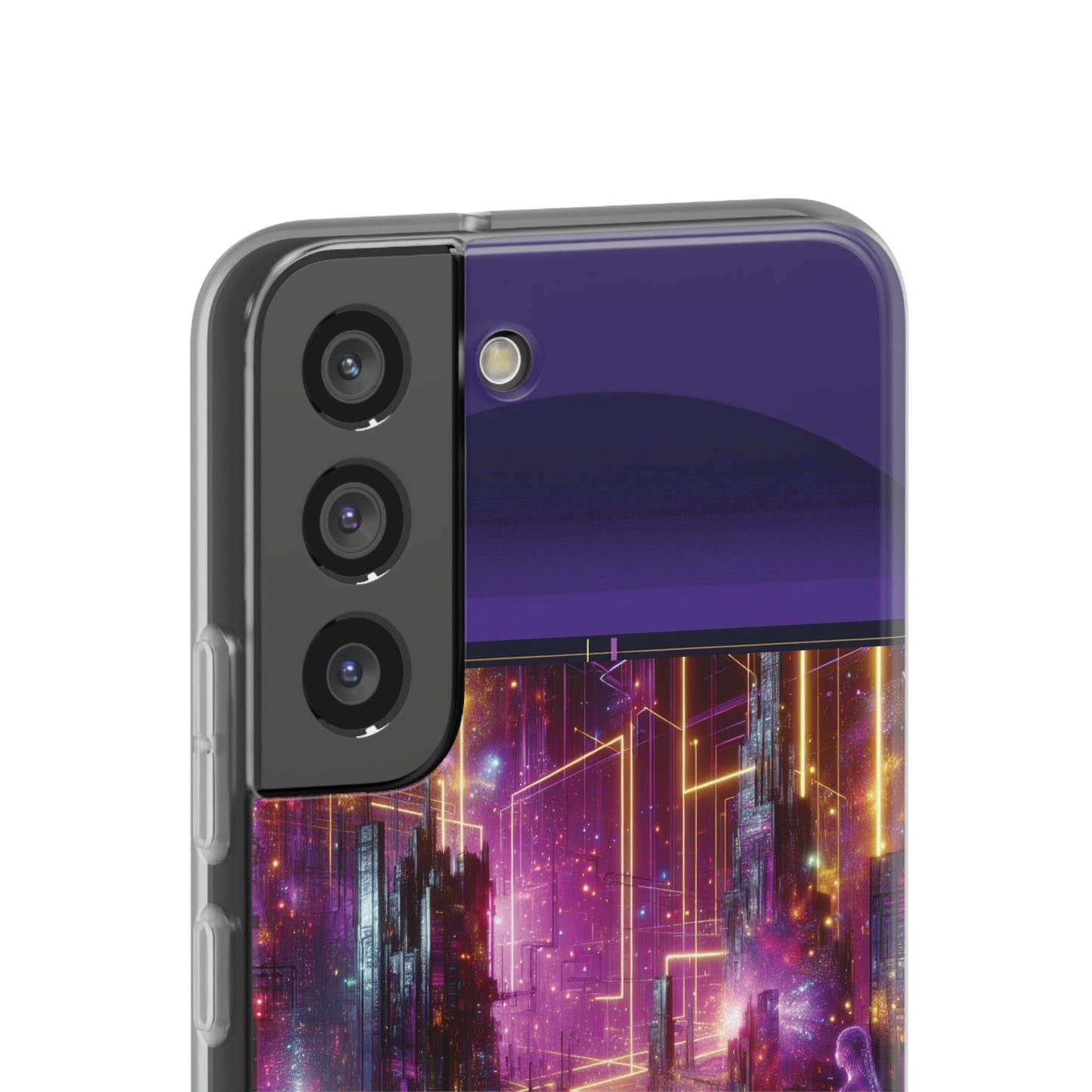 La Femme Royale des Purple Skies Flexi Cases