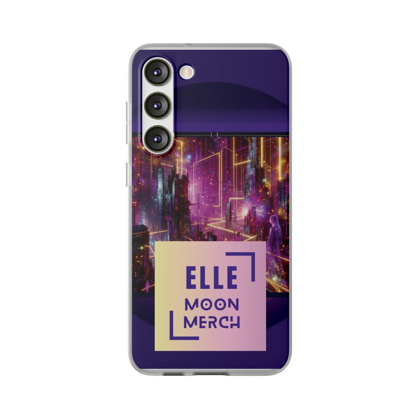 La Femme Royale des Purple Skies Flexi Cases