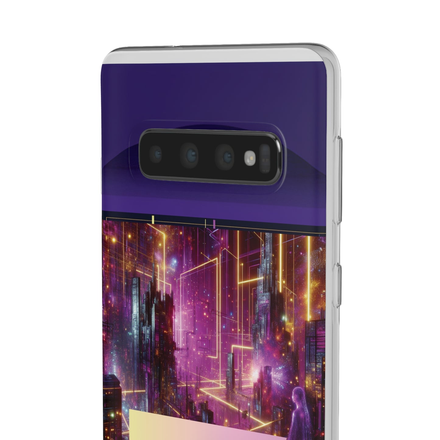 La Femme Royale des Purple Skies Flexi Cases