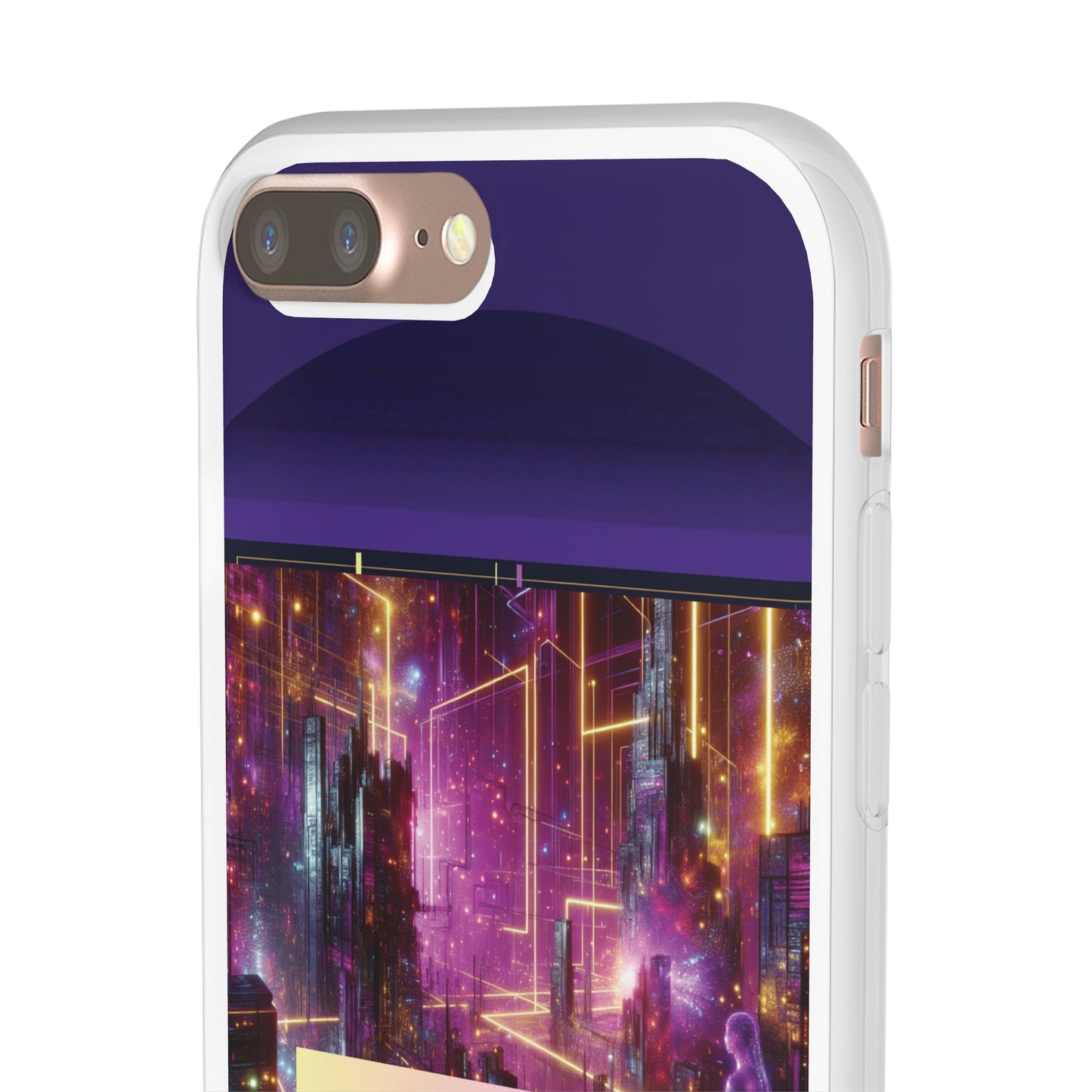 La Femme Royale des Purple Skies Flexi Cases