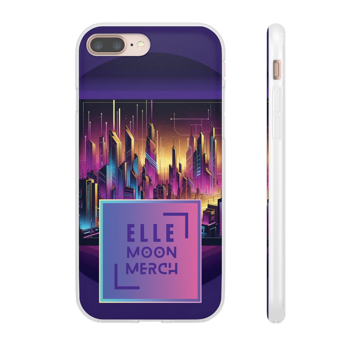 Cyber Royal Purple Skies Flexi Cases