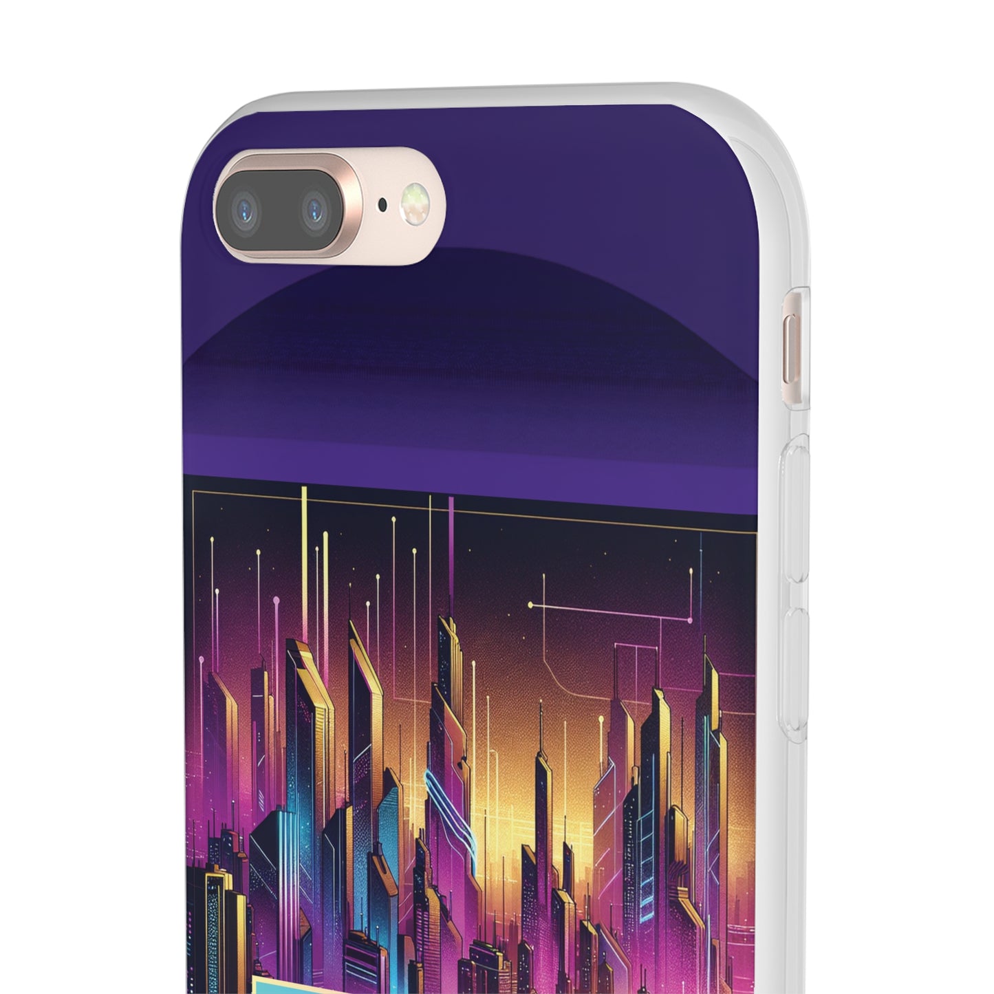 Cyber Royal Purple Skies Flexi Cases