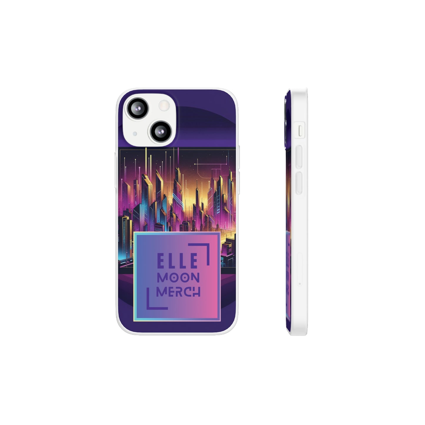 Cyber Royal Purple Skies Flexi Cases