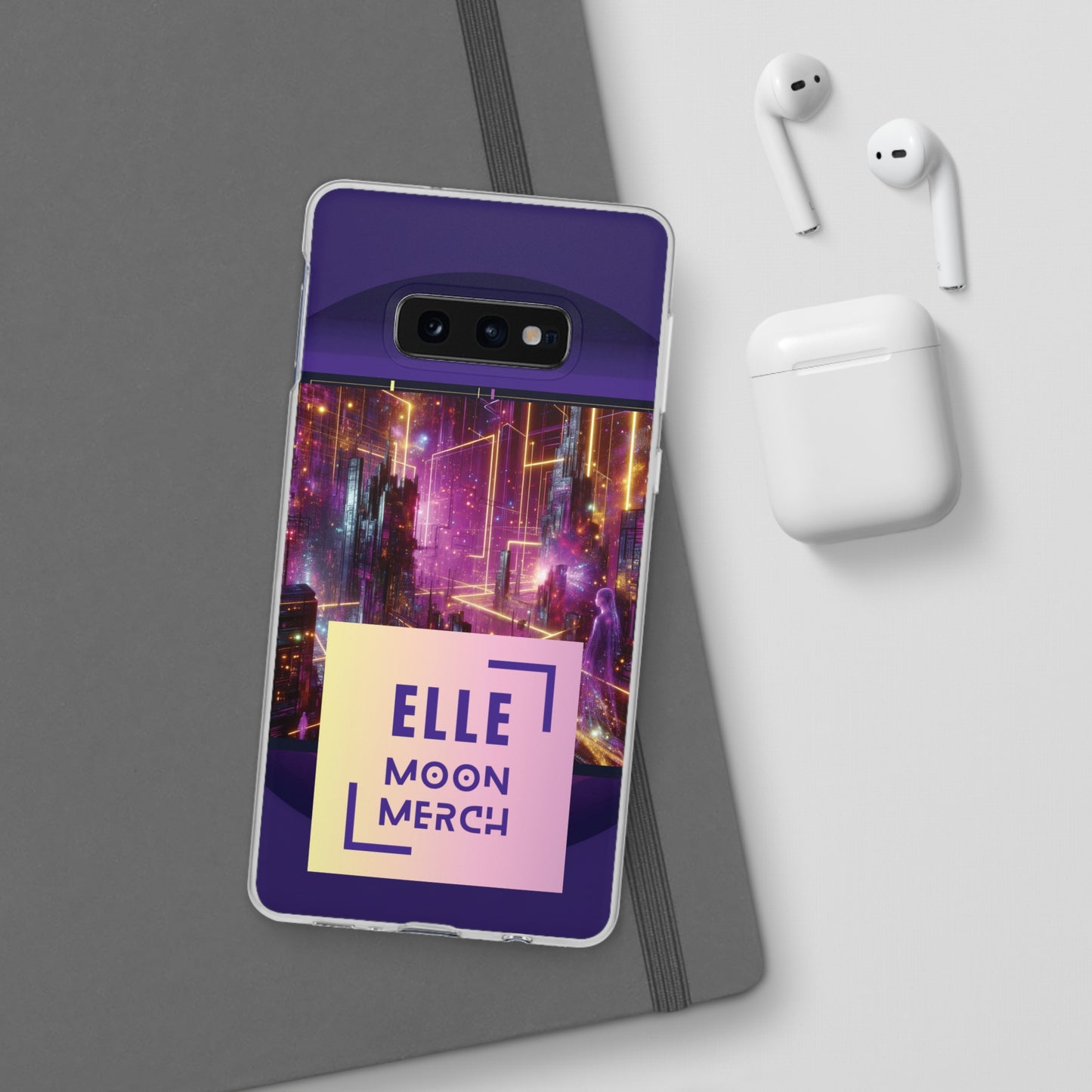 La Femme Royale des Purple Skies Flexi Cases