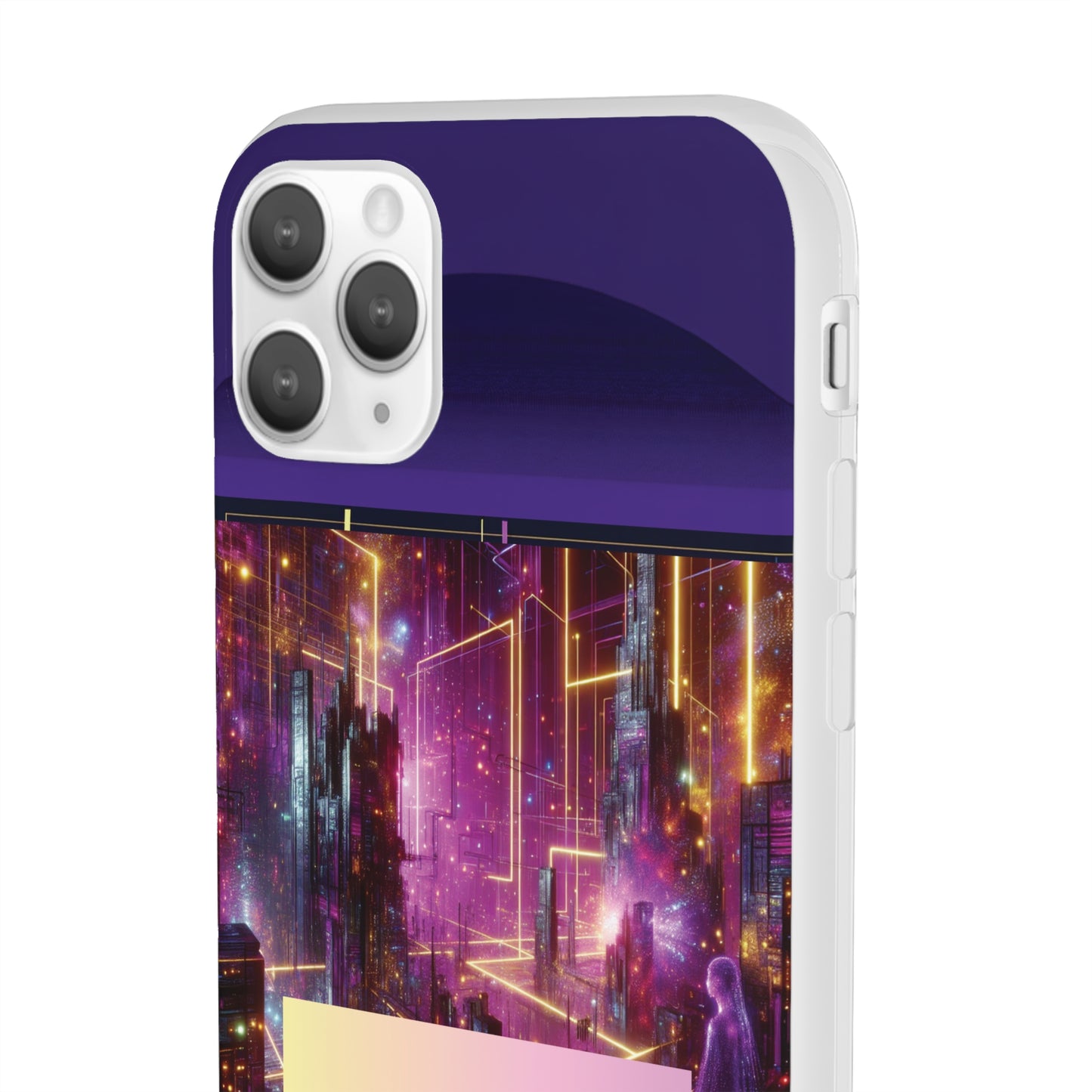 La Femme Royale des Purple Skies Flexi Cases