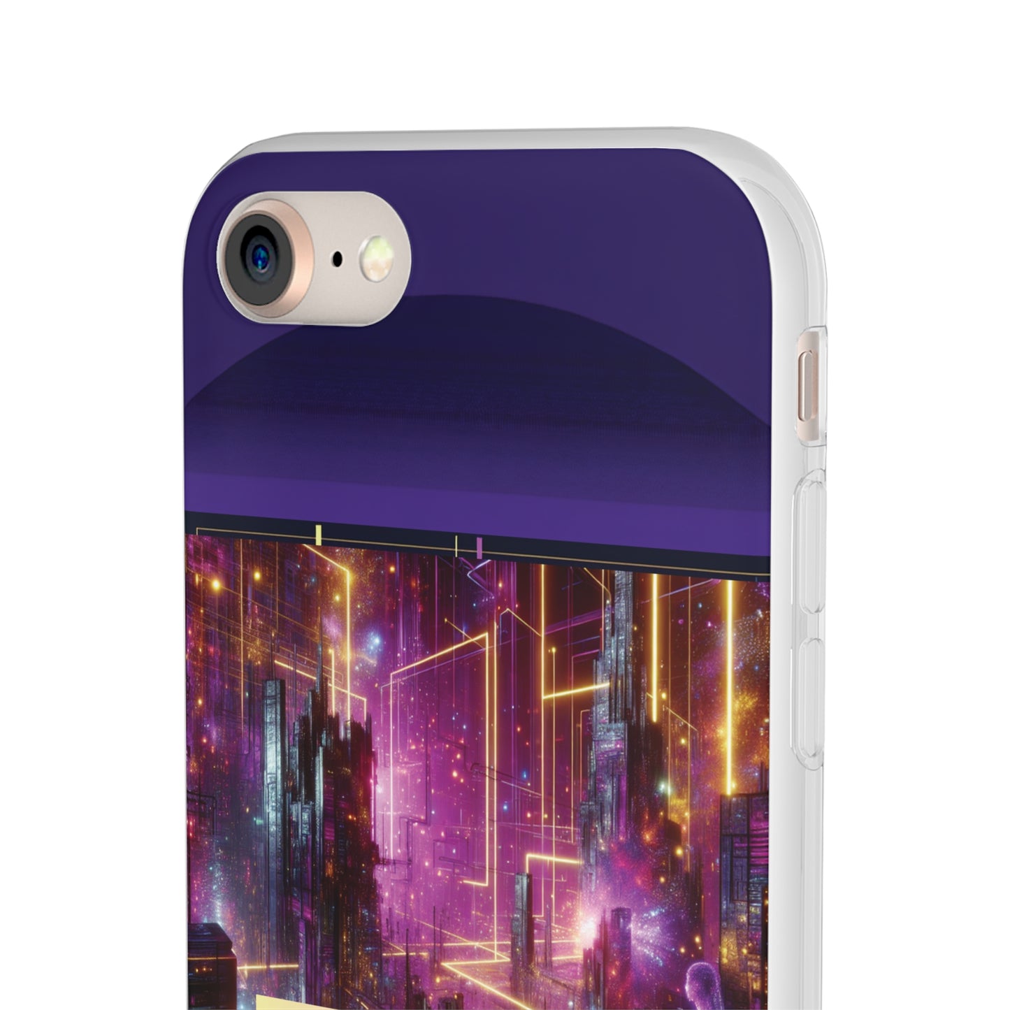 La Femme Royale des Purple Skies Flexi Cases