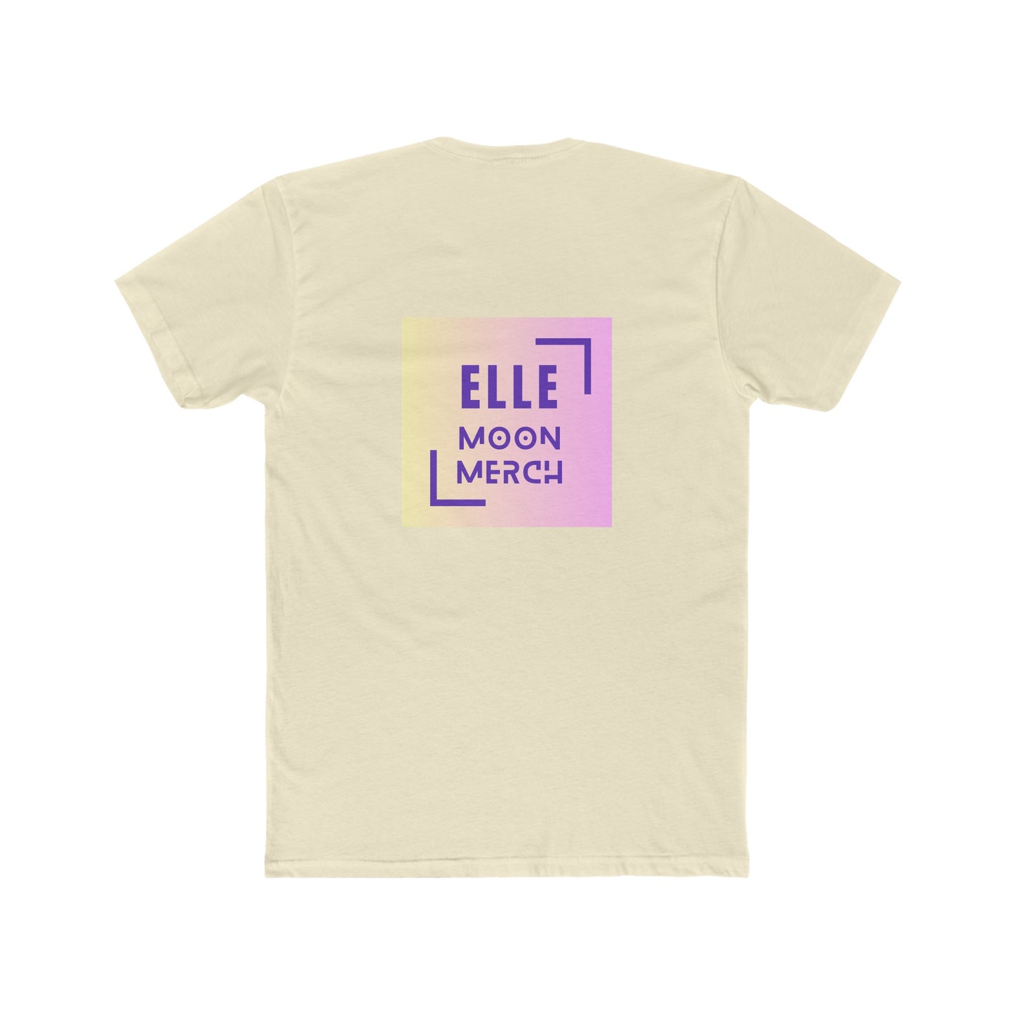 Golden Purple Sunrise - Men's Cotton Crew Tee