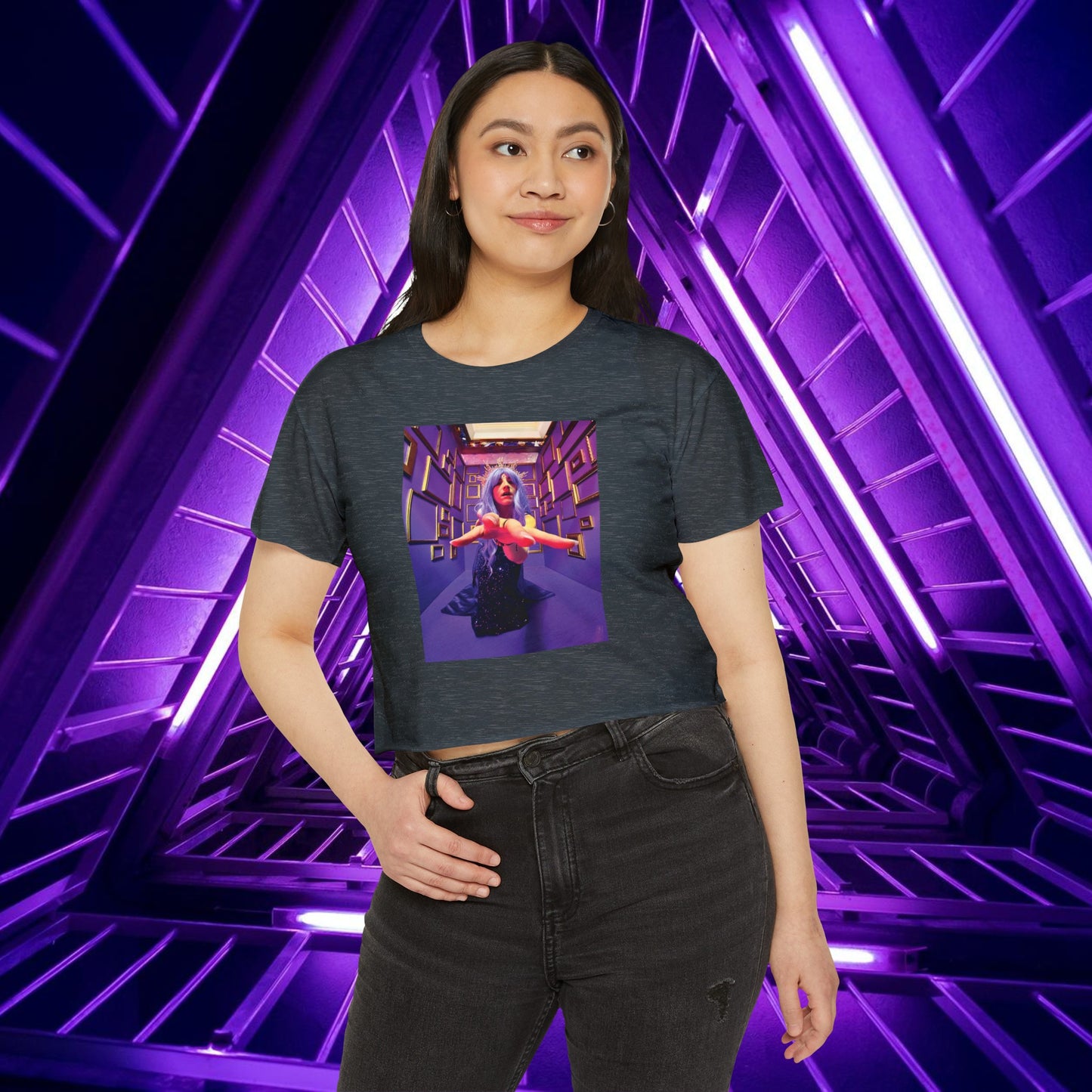 Royal Purple - Women's Crop Top