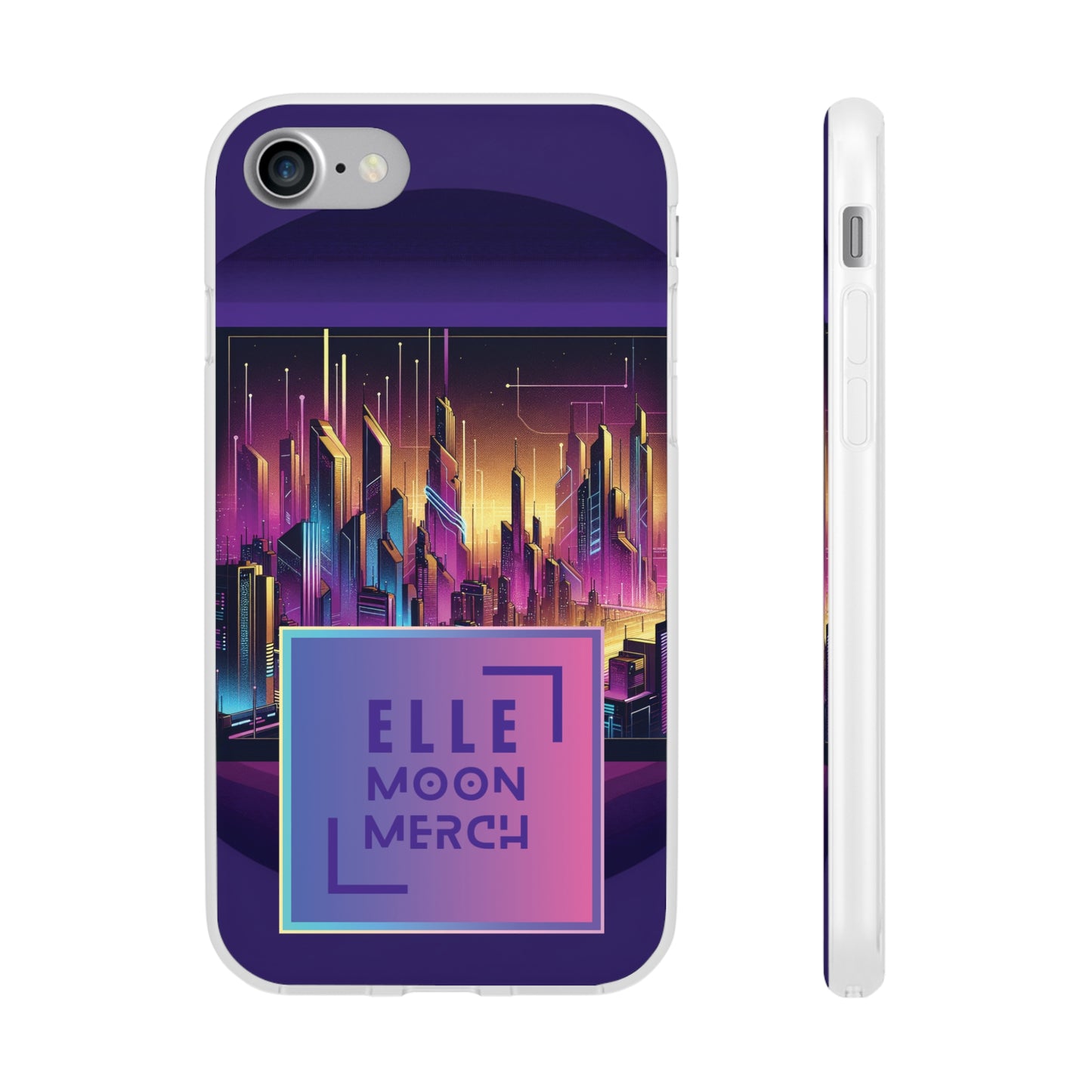 Cyber Royal Purple Skies Flexi Cases