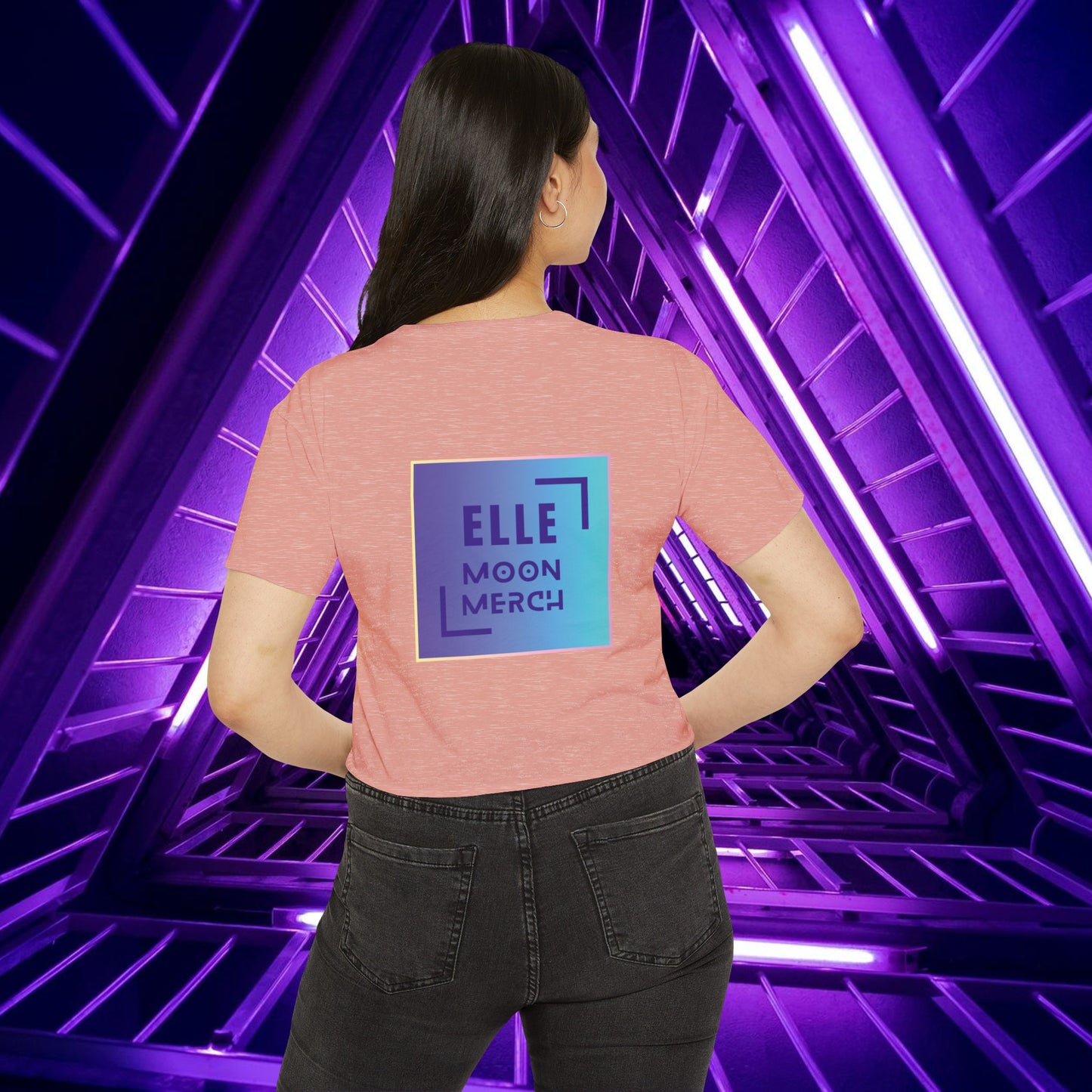 Cyber Purple Skies - Women's Crop Top