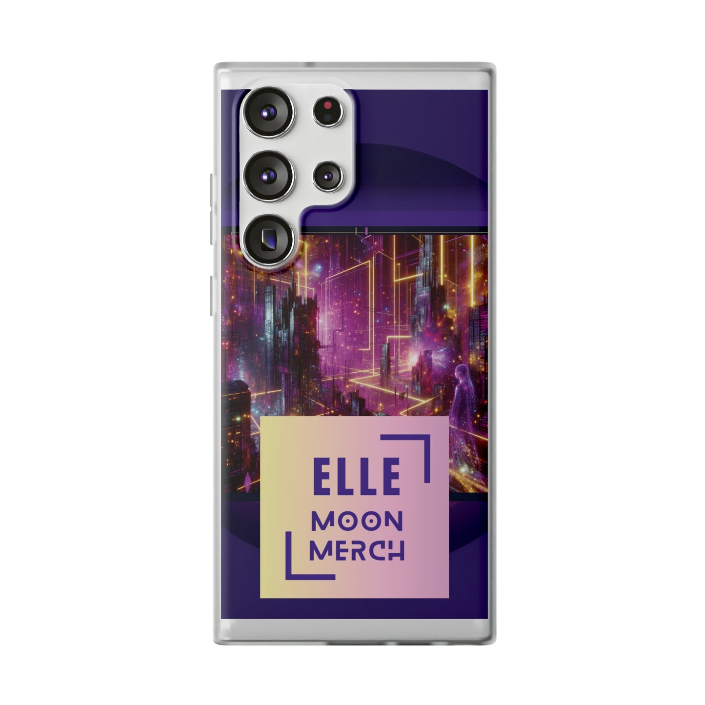 La Femme Royale des Purple Skies Flexi Cases