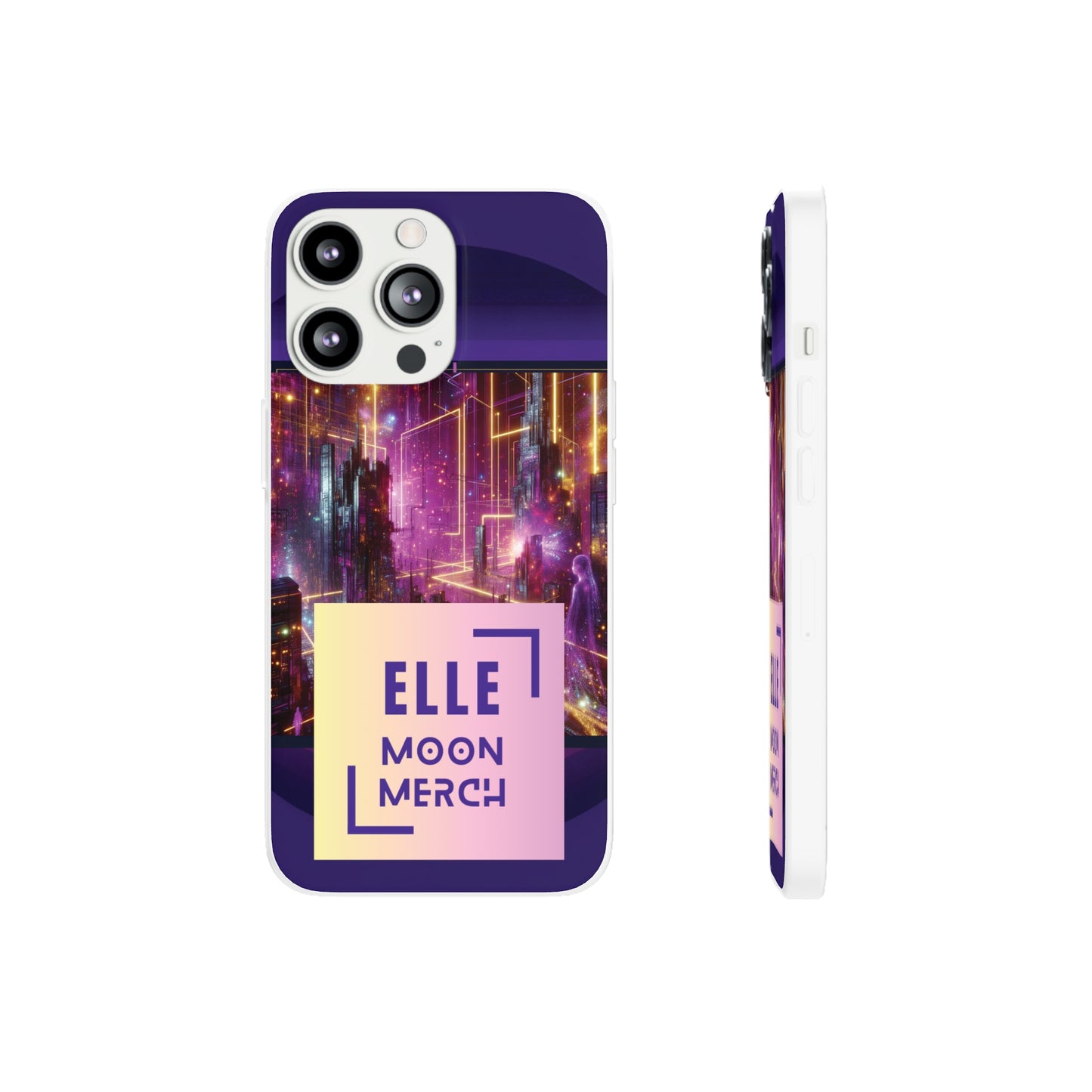 La Femme Royale des Purple Skies Flexi Cases