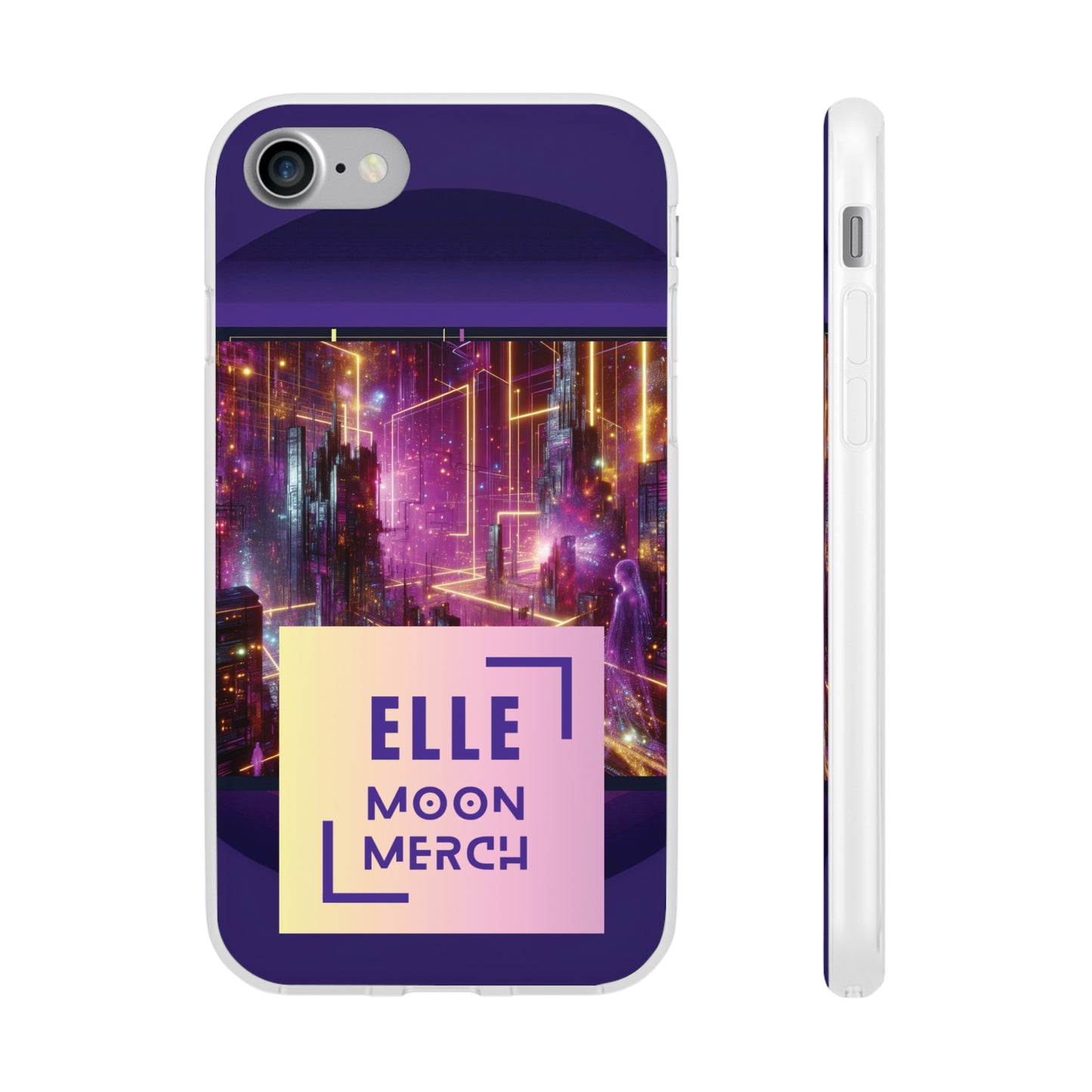 La Femme Royale des Purple Skies Flexi Cases