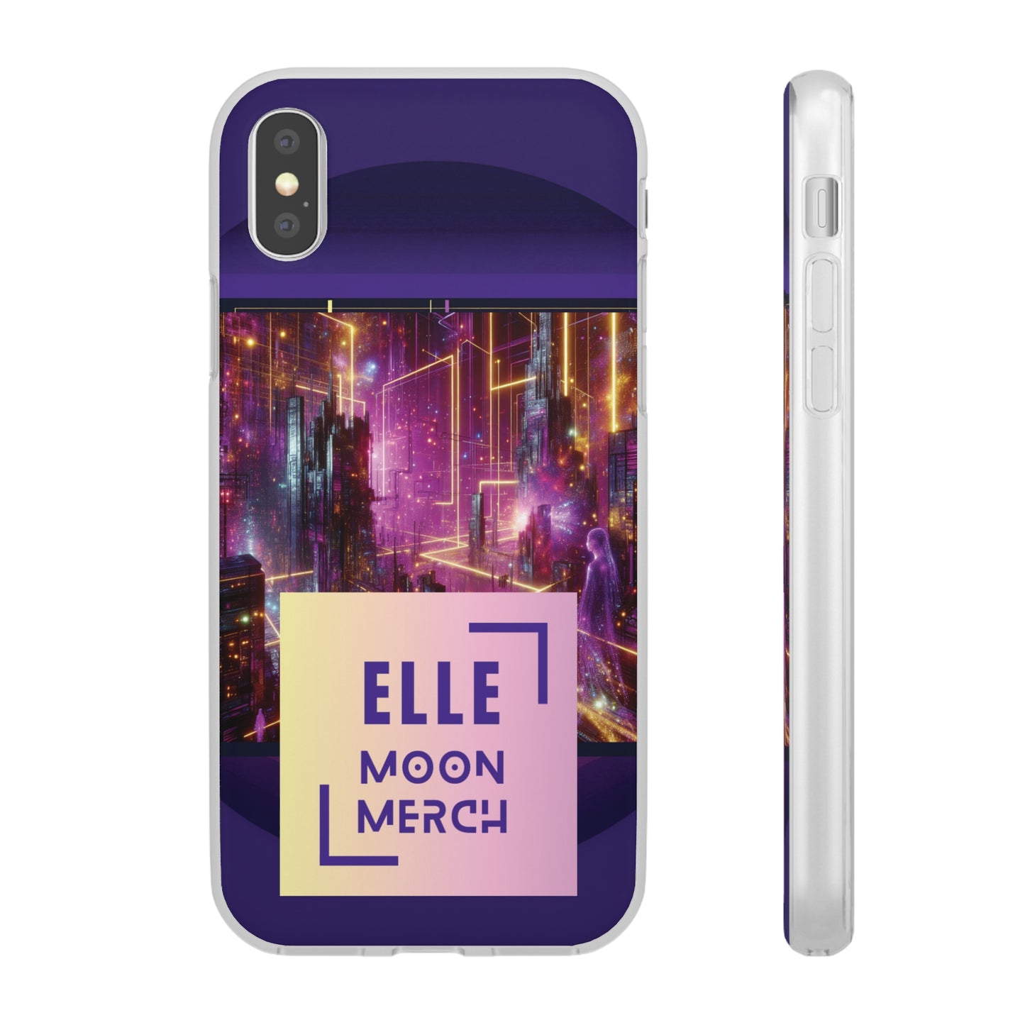 La Femme Royale des Purple Skies Flexi Cases