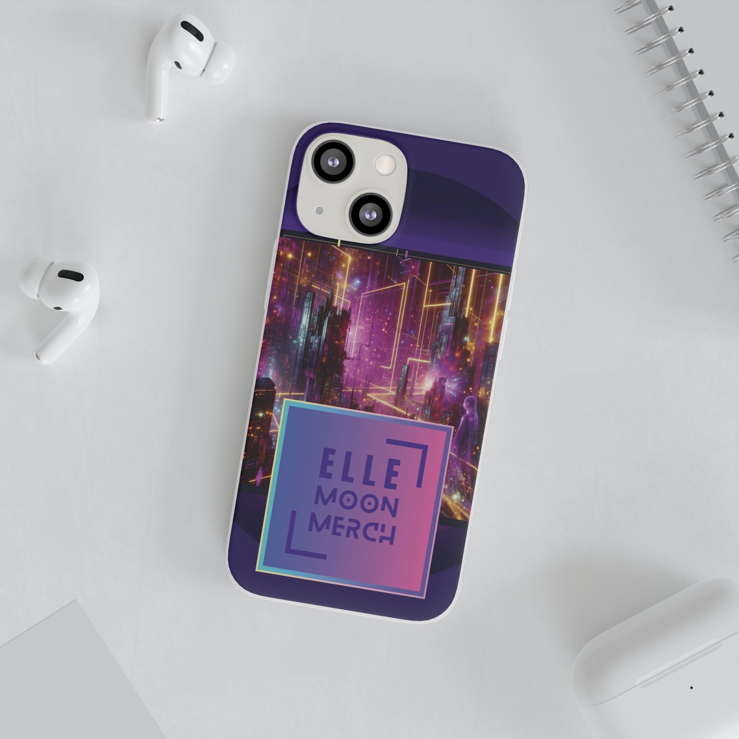 La Femme des Purple Skies Flexi Cases