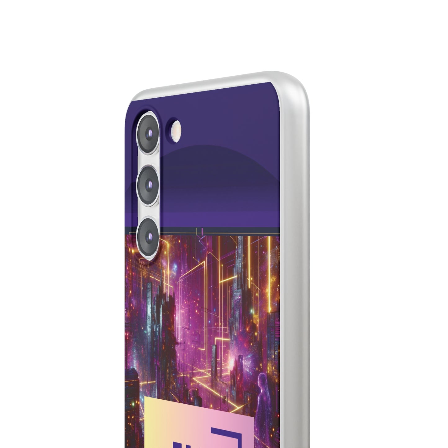 La Femme Royale des Purple Skies Flexi Cases