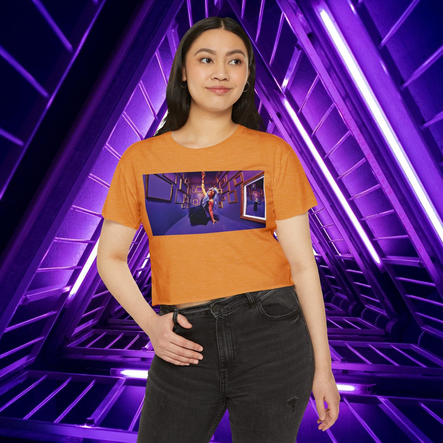 The Purple Masterpiece - Women's Crop Top